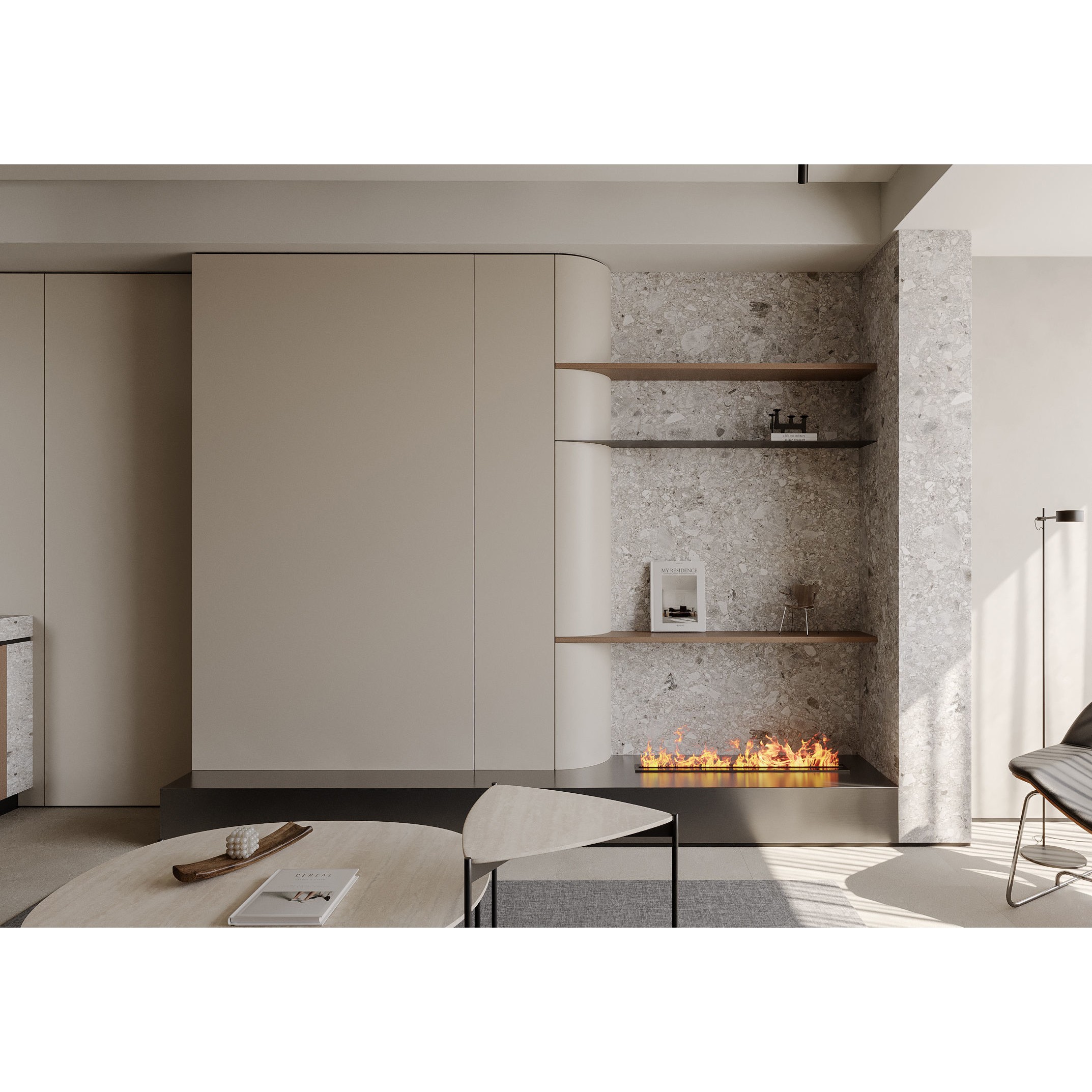 Modern Apartment Interior - Game-Ready 3D Model - View 3