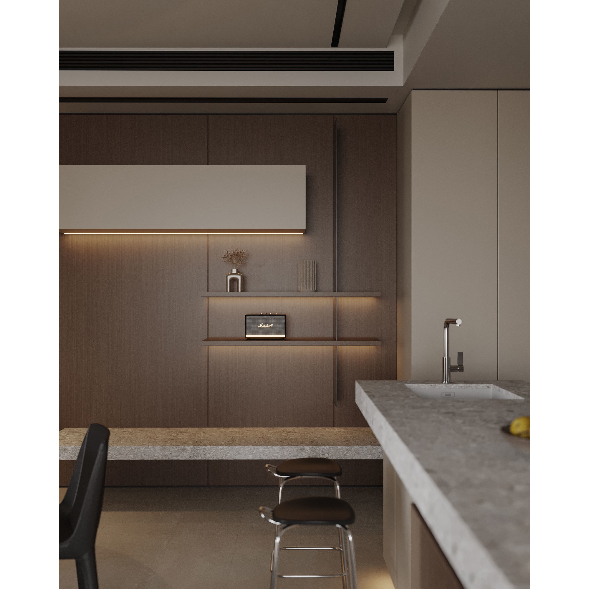 Modern Apartment Interior - Game-Ready 3D Model - View 7