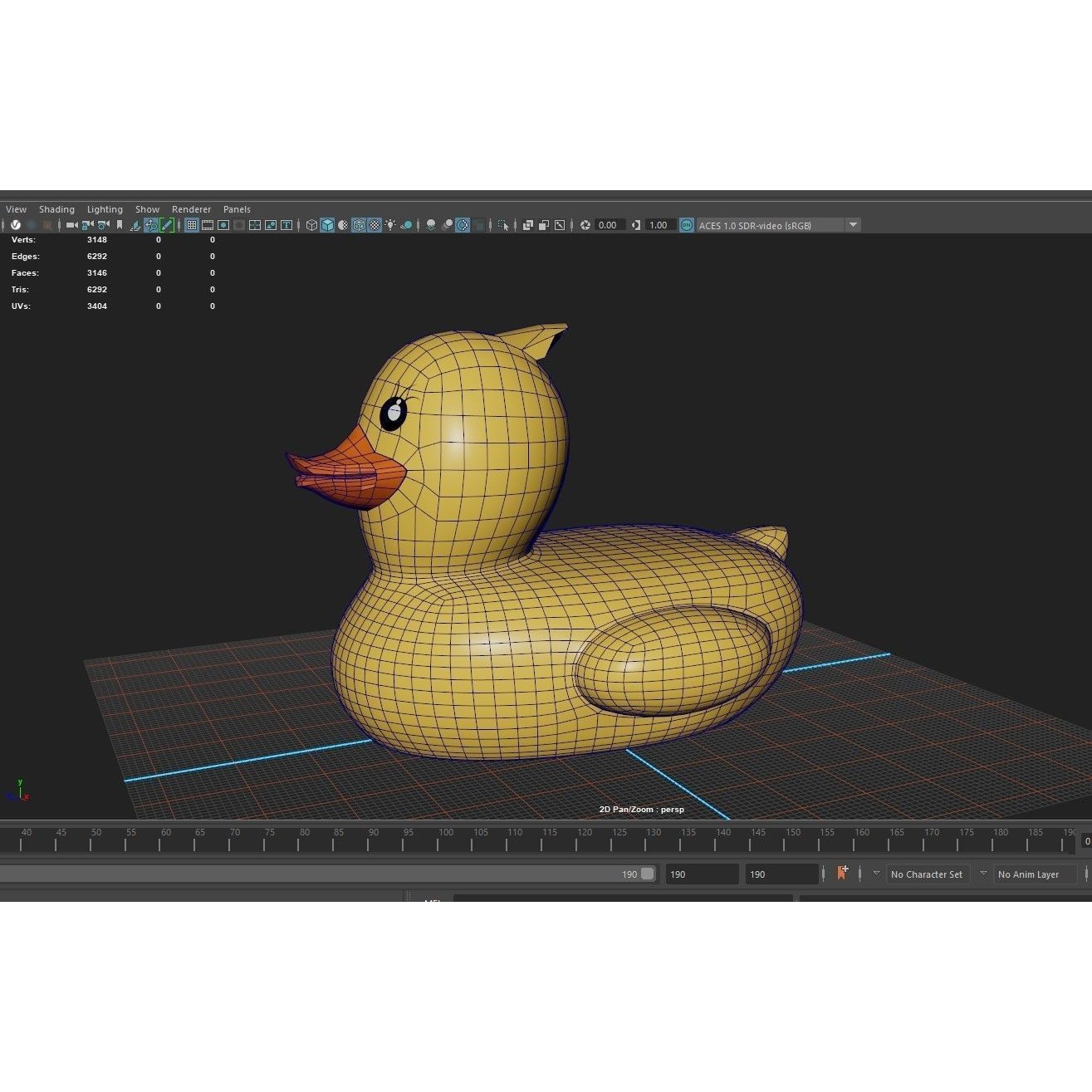 Baby Bath Body - Low-Poly Game-Ready 3D Model - View 10