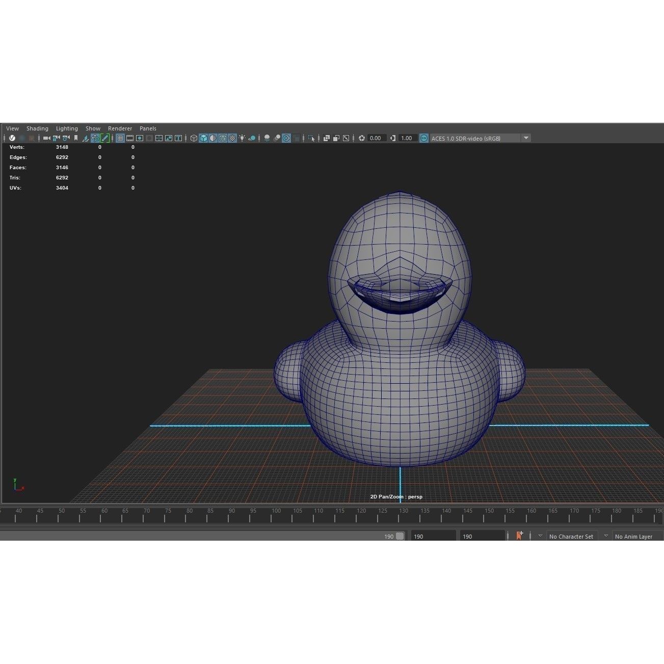 Baby Bath Body - Low-Poly Game-Ready 3D Model - View 11