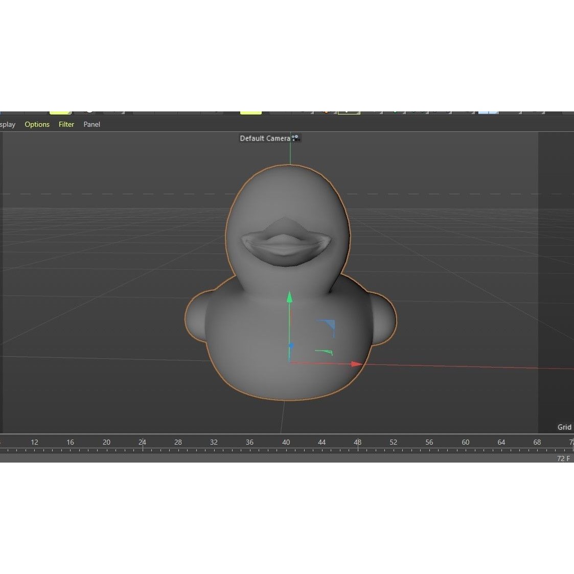 Baby Bath Body - Low-Poly Game-Ready 3D Model - View 3