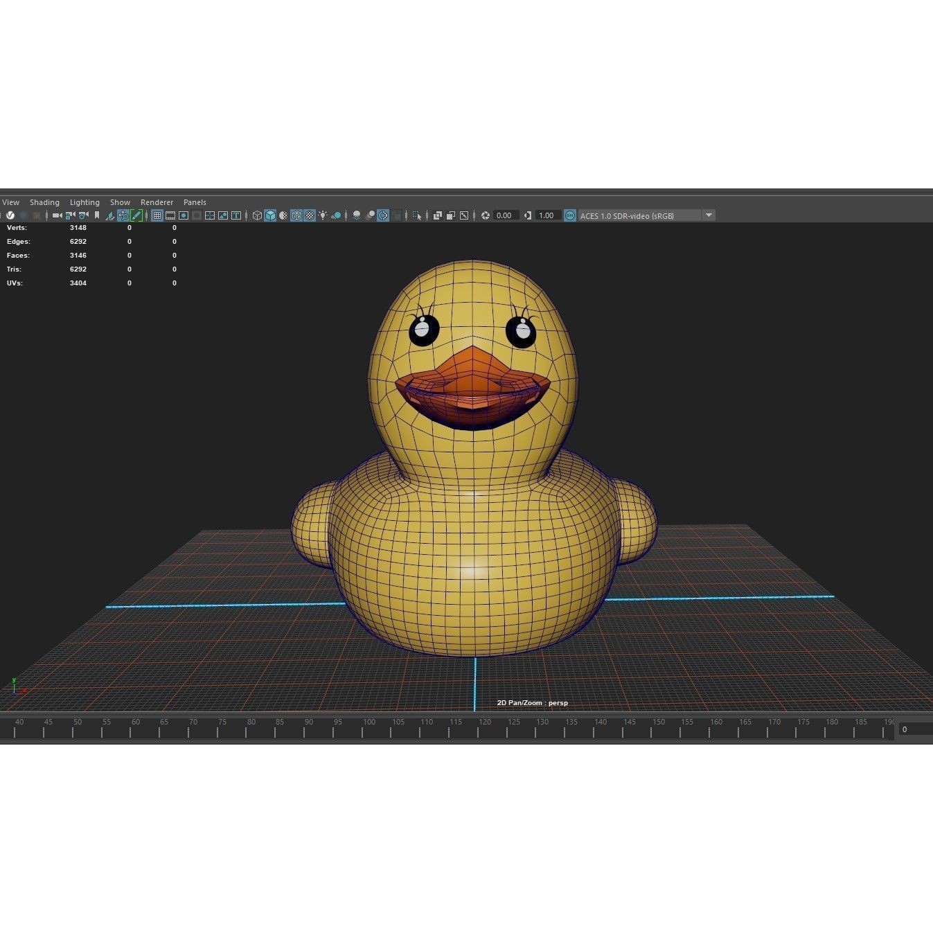 Baby Bath Body - Low-Poly Game-Ready 3D Model - View 9