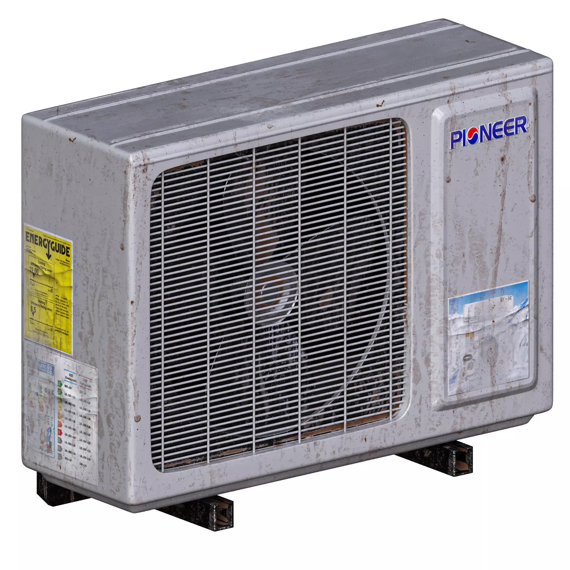 Air Conditioner - Game-Ready 3D Model - View 2