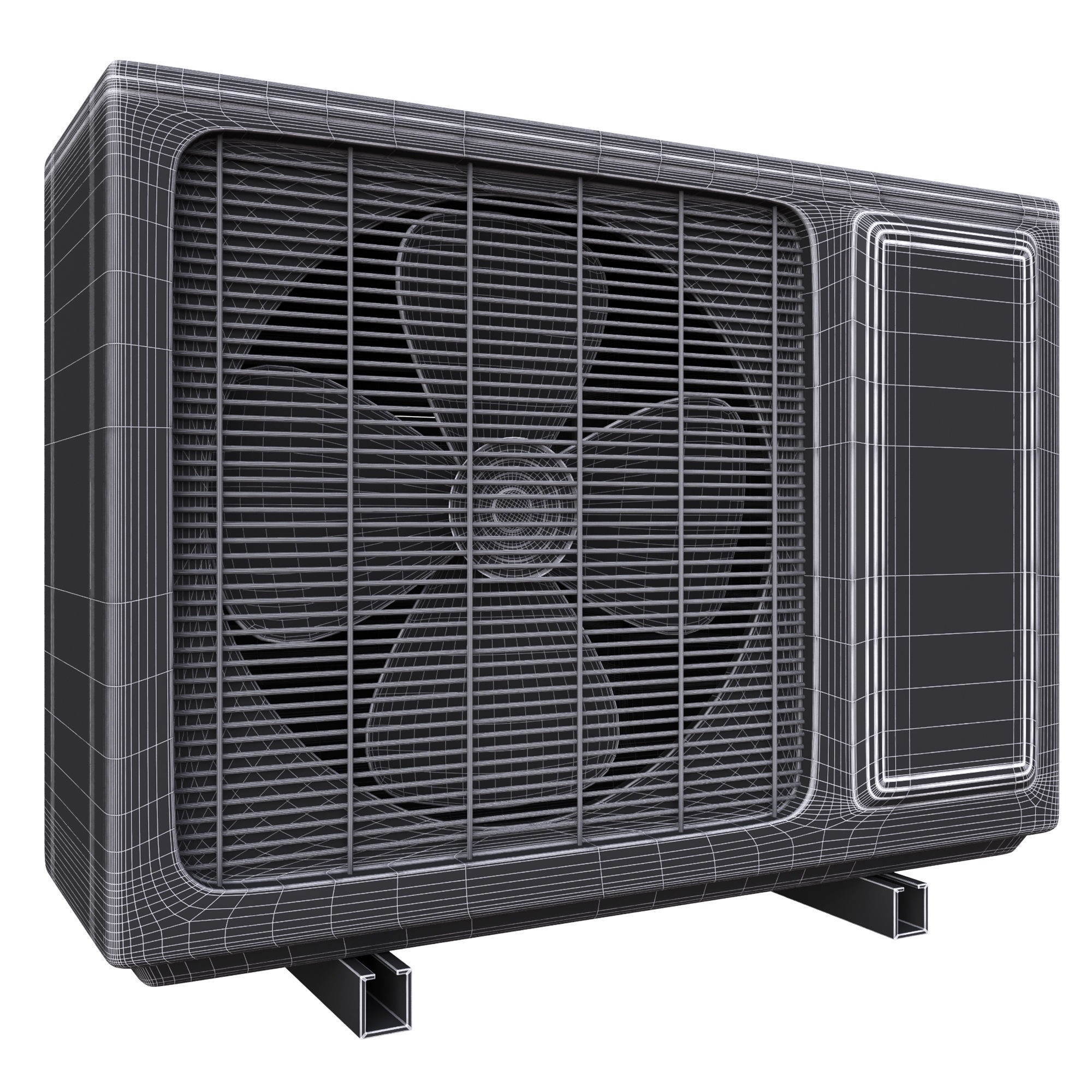 Air Conditioner - Game-Ready 3D Model - View 7