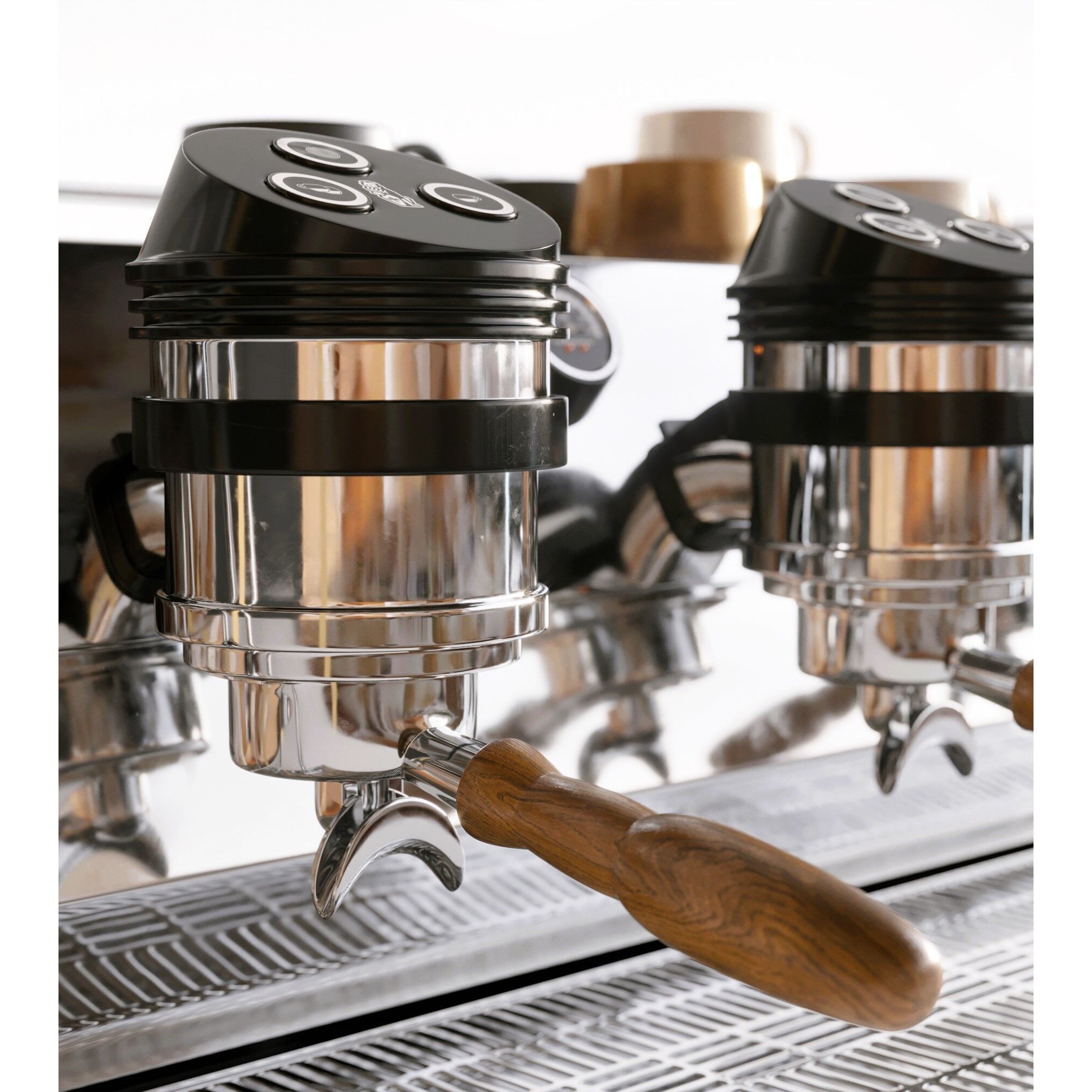La Marsocco Coffee Machine - High-Quality 3D Model - View 6