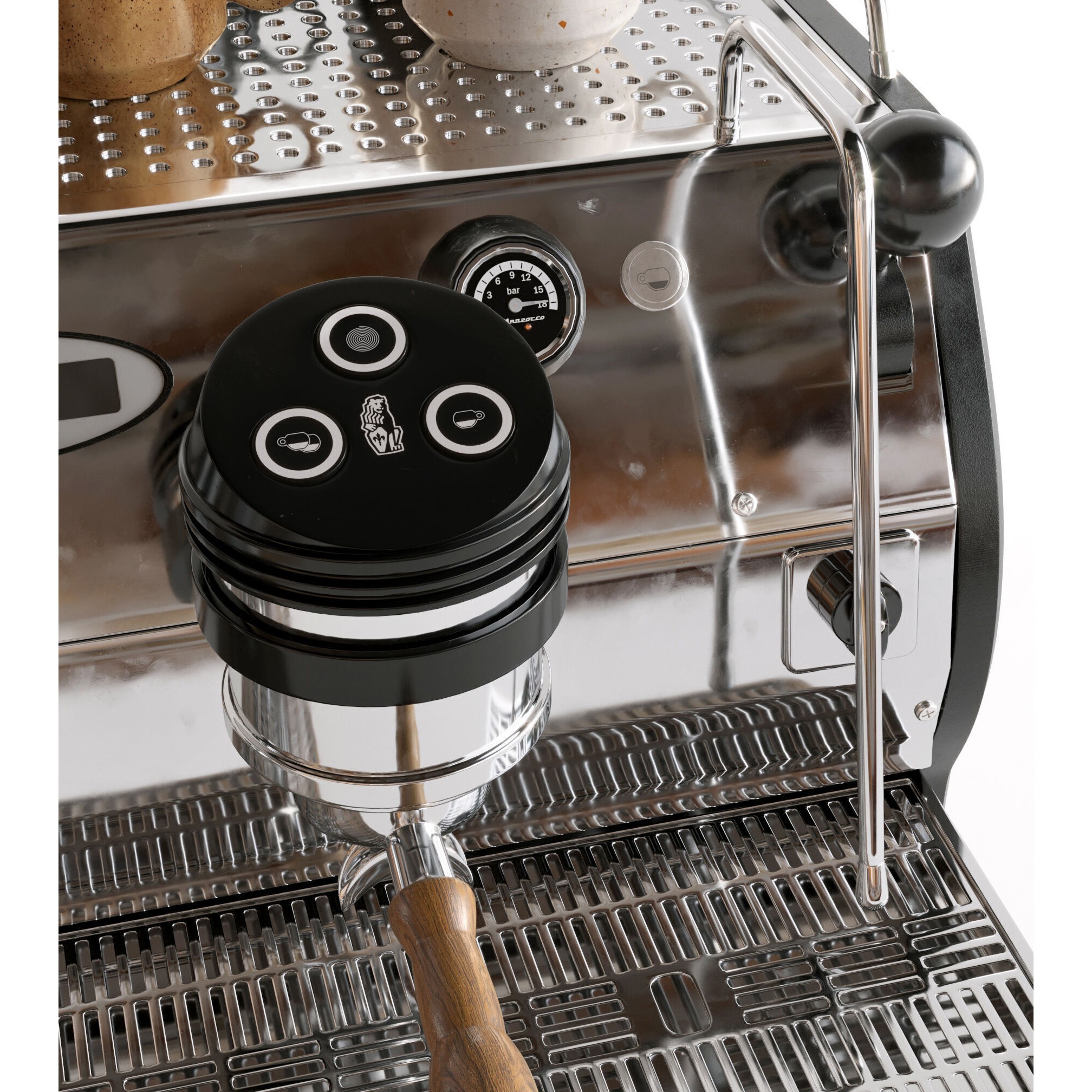 La Marsocco Coffee Machine - High-Quality 3D Model - View 7