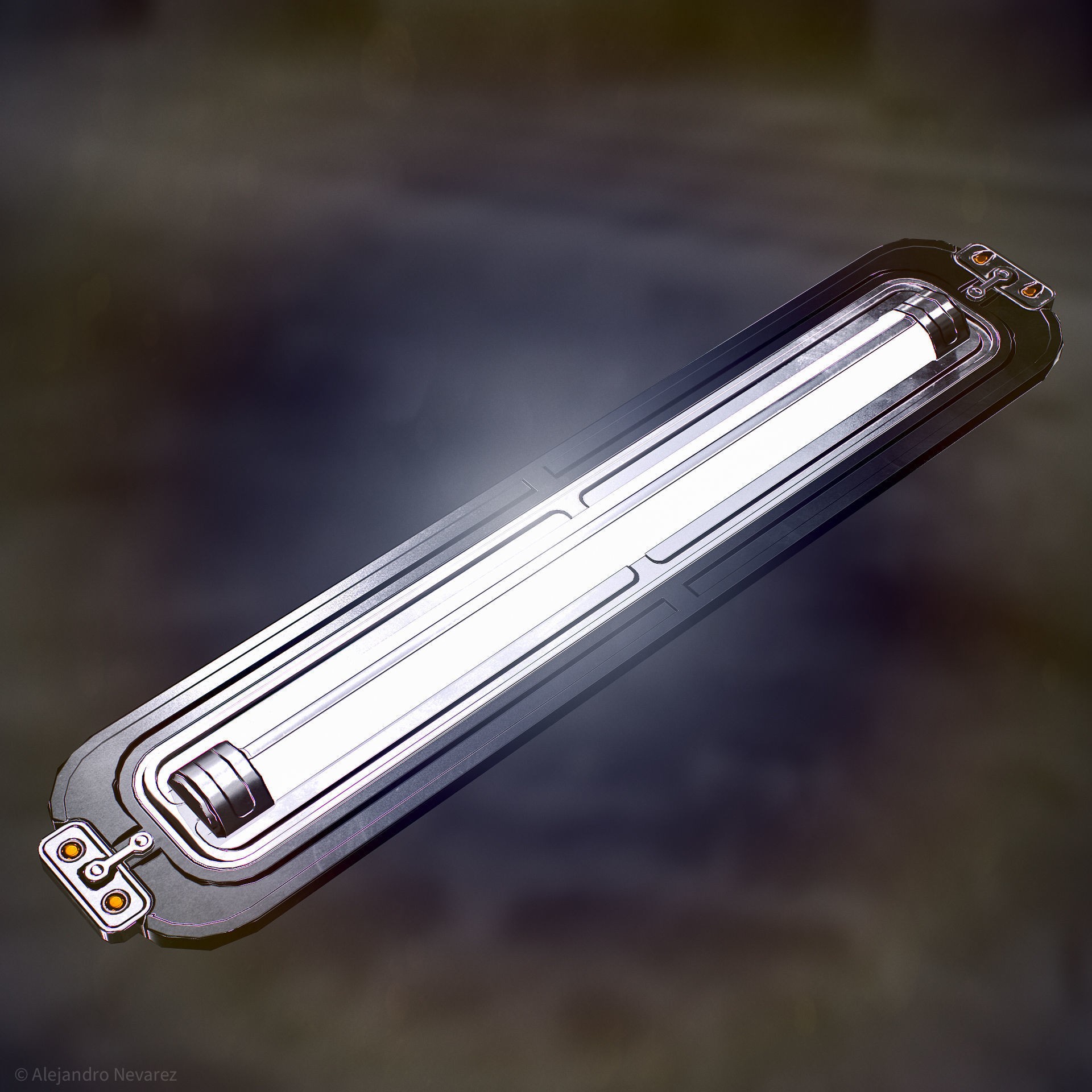 26 Sci-Fi Props - Low-Poly Game-Ready 3D Model - View 11