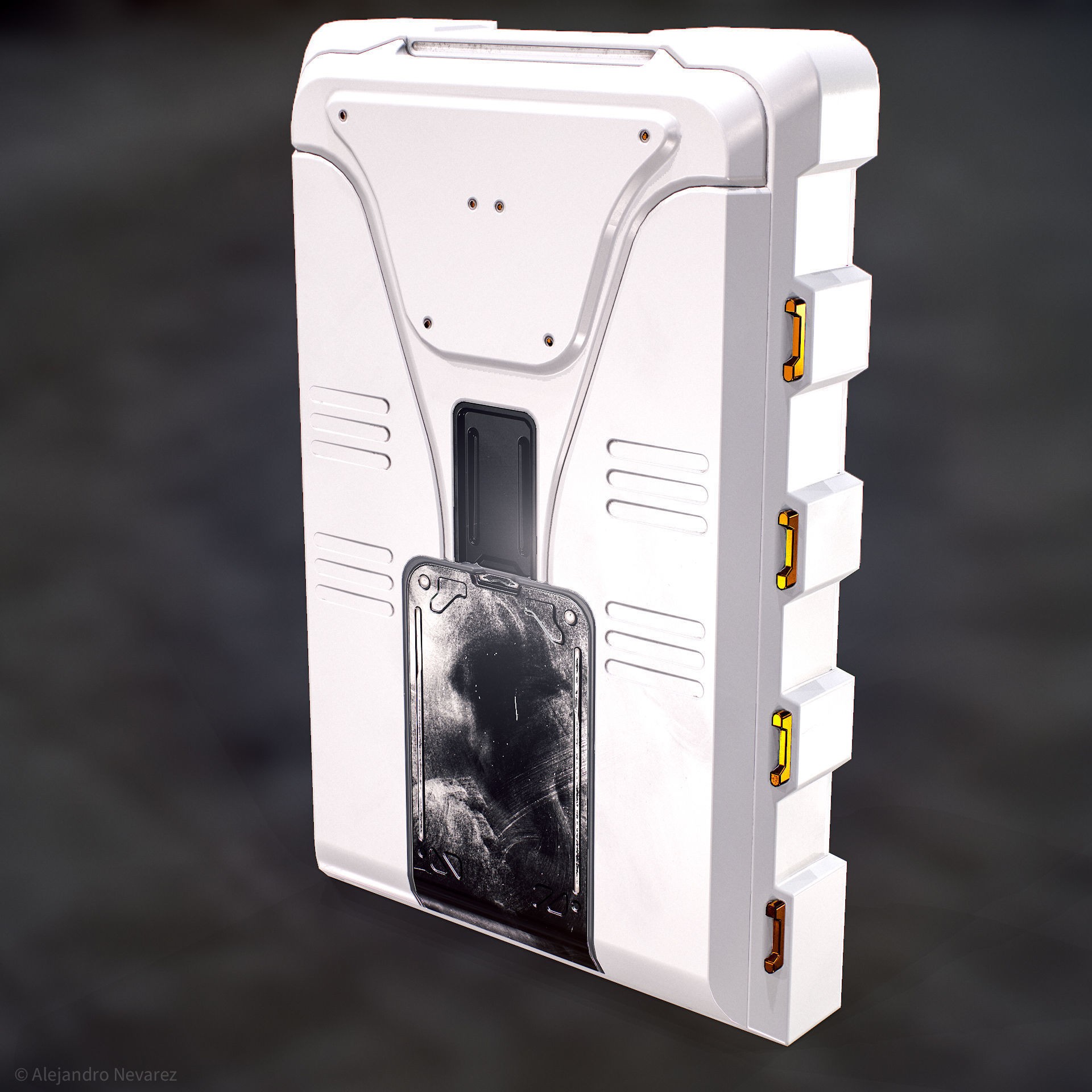 26 Sci-Fi Props - Low-Poly Game-Ready 3D Model - View 17