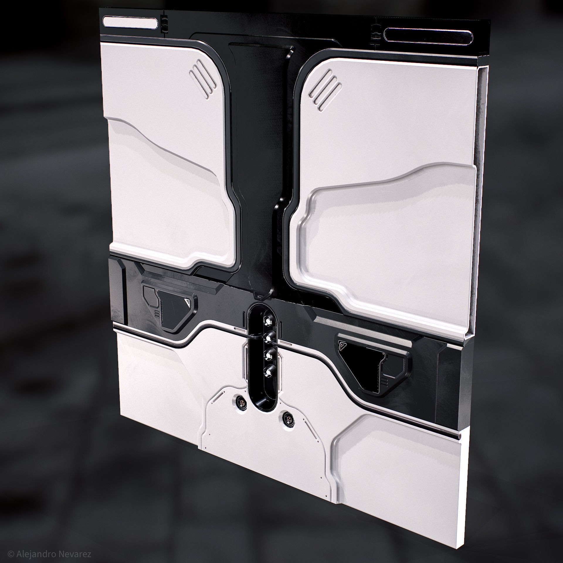 26 Sci-Fi Props - Low-Poly Game-Ready 3D Model - View 19