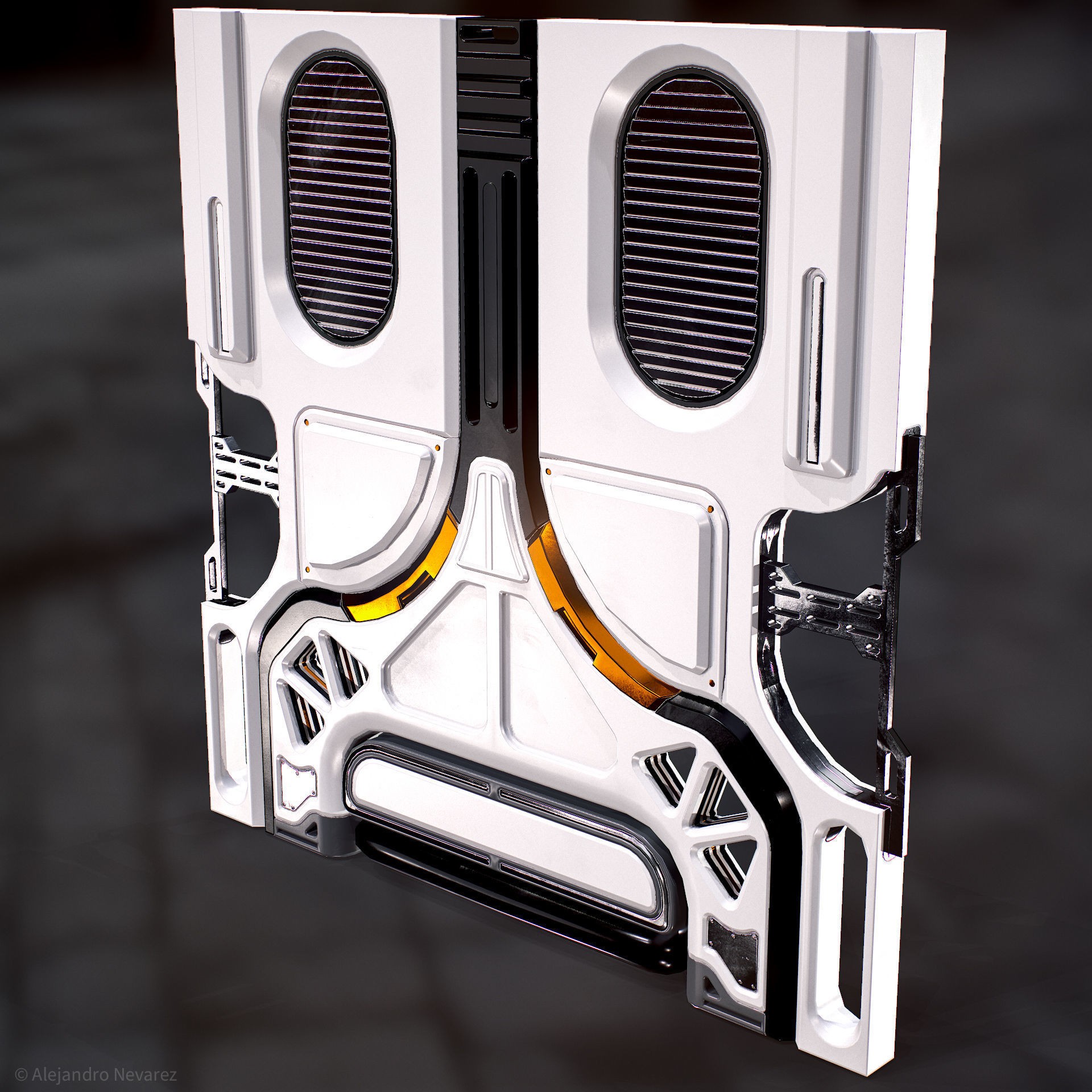 26 Sci-Fi Props - Low-Poly Game-Ready 3D Model - View 21