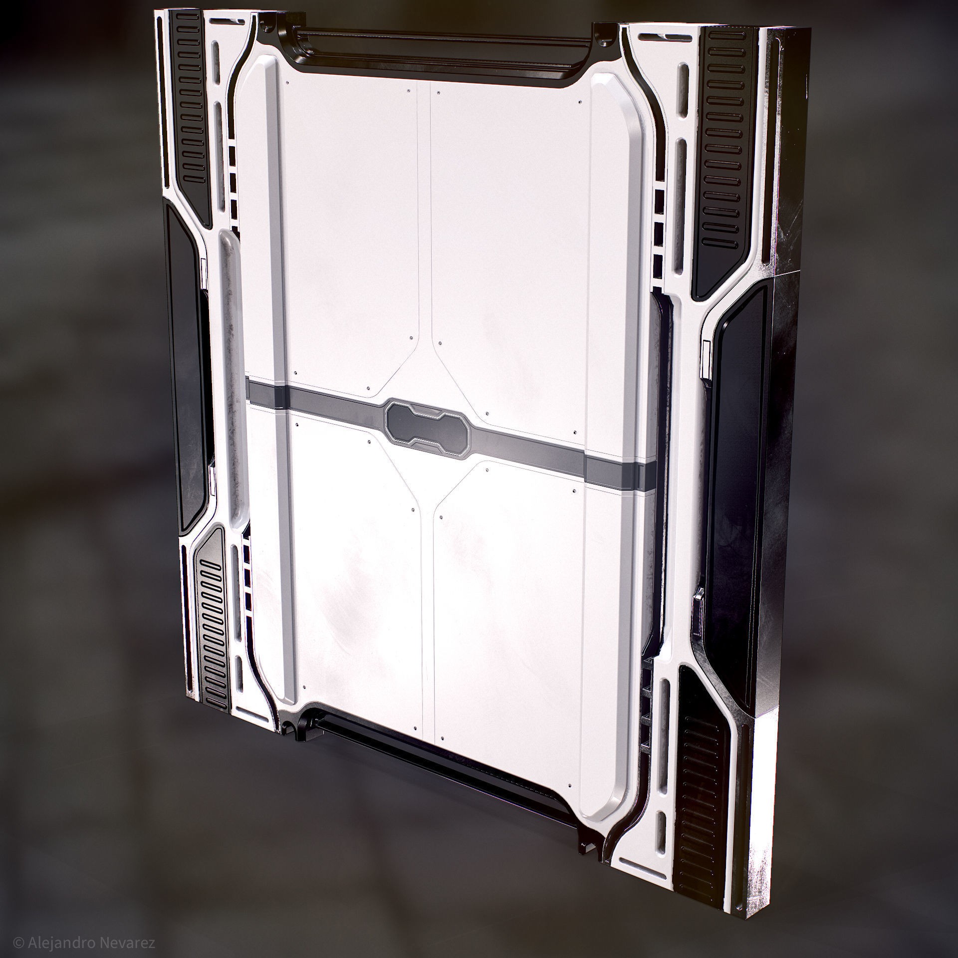 26 Sci-Fi Props - Low-Poly Game-Ready 3D Model - View 22