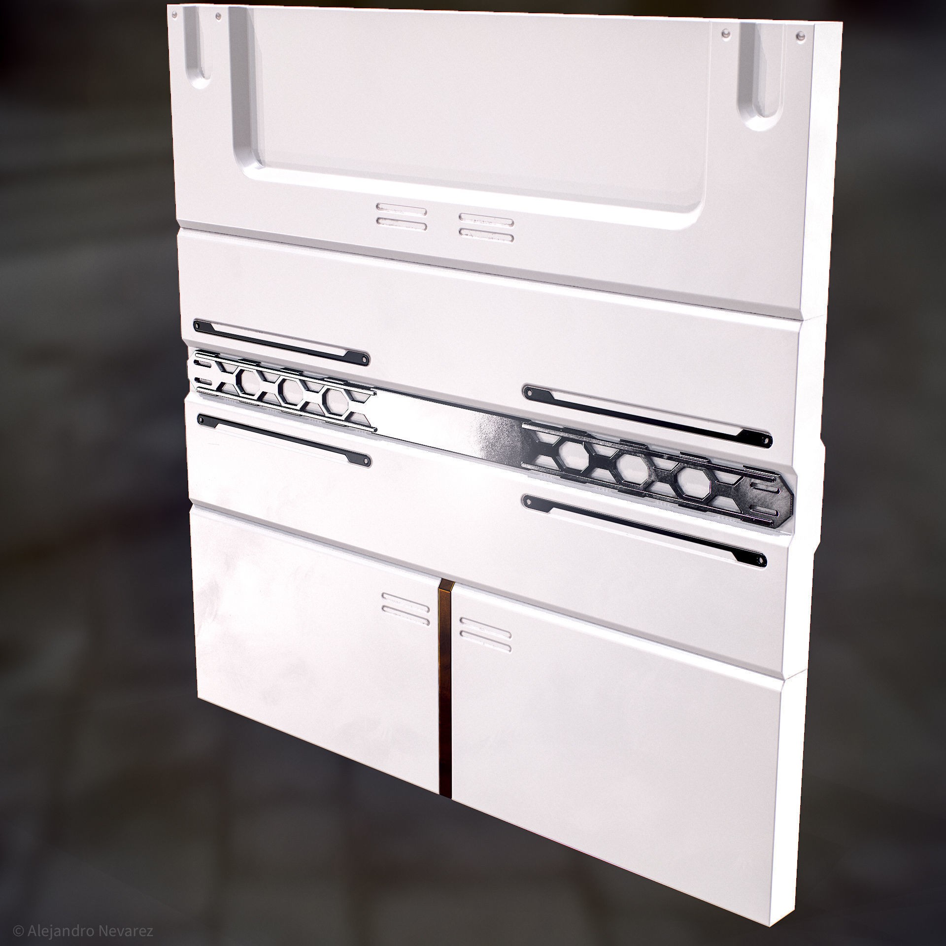 26 Sci-Fi Props - Low-Poly Game-Ready 3D Model - View 26