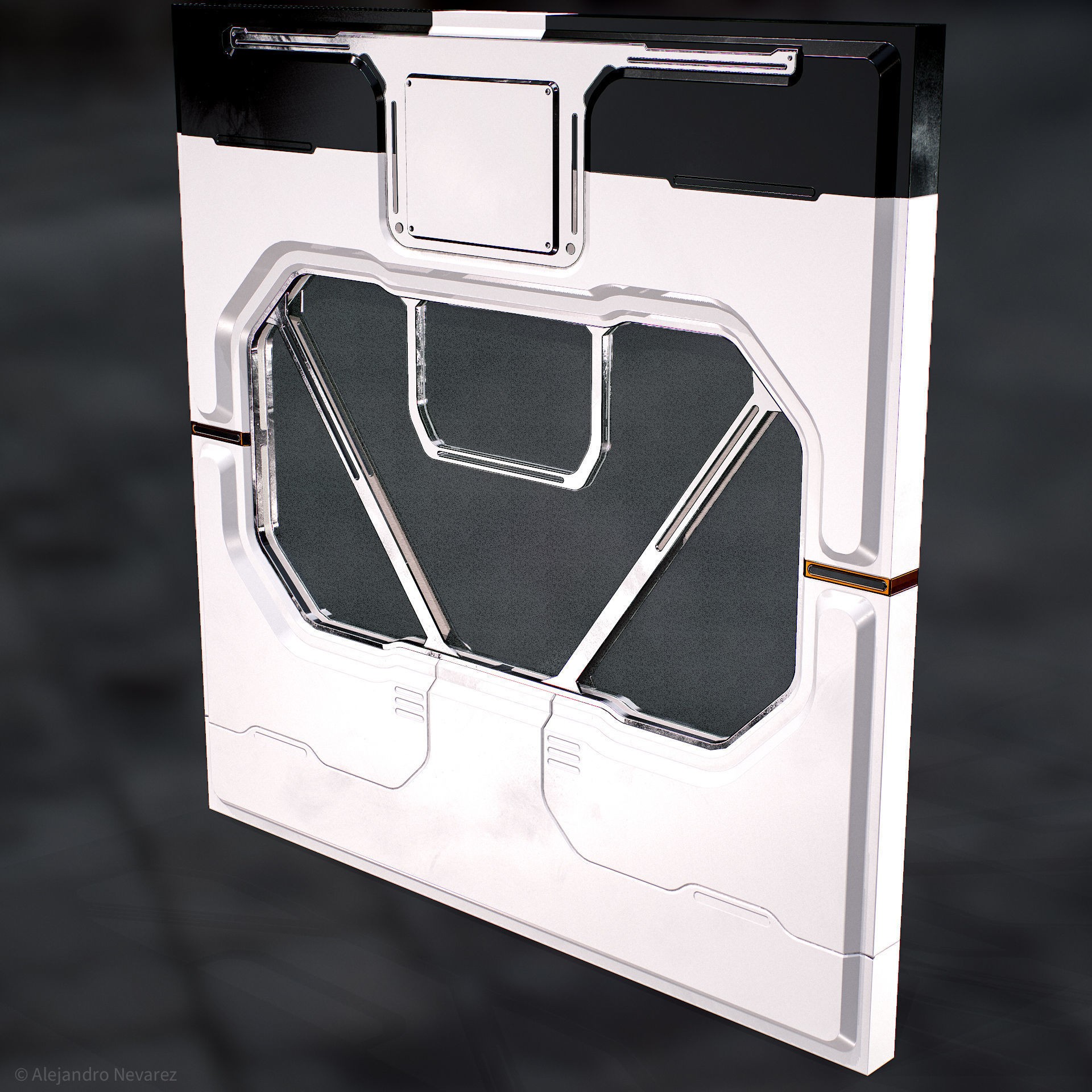 26 Sci-Fi Props - Low-Poly Game-Ready 3D Model - View 29