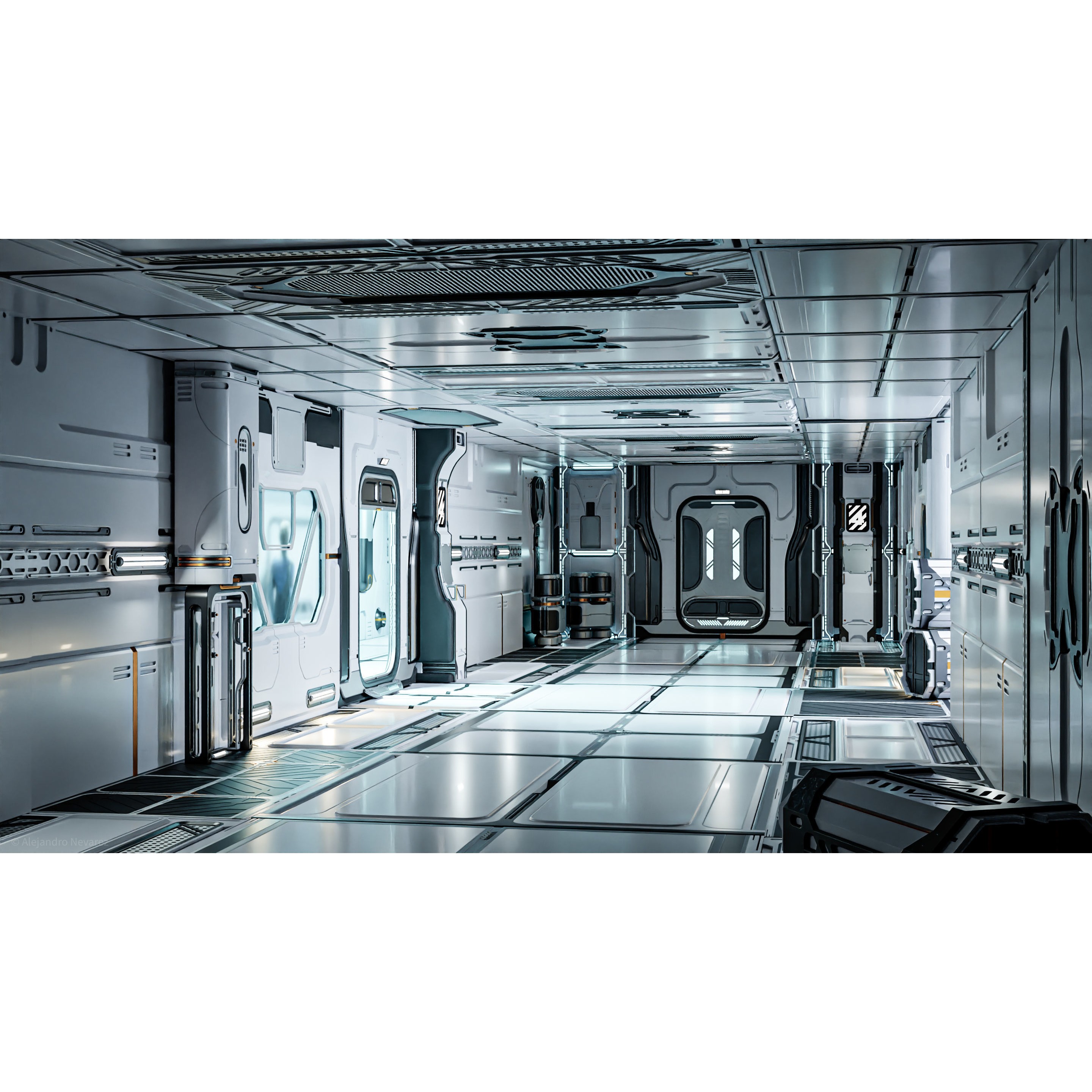 26 Sci-Fi Props - Low-Poly Game-Ready 3D Model - View 3