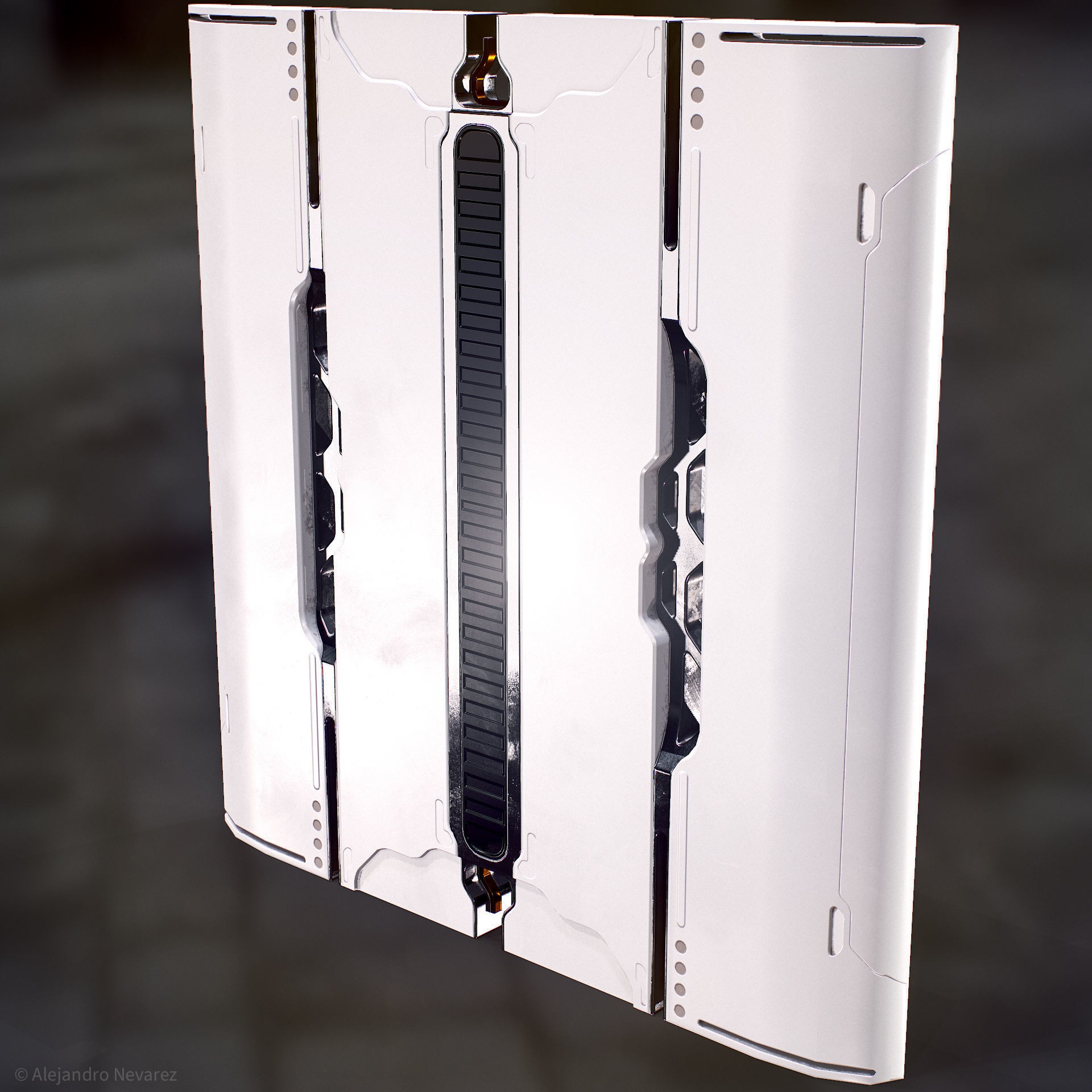 26 Sci-Fi Props - Low-Poly Game-Ready 3D Model - View 32