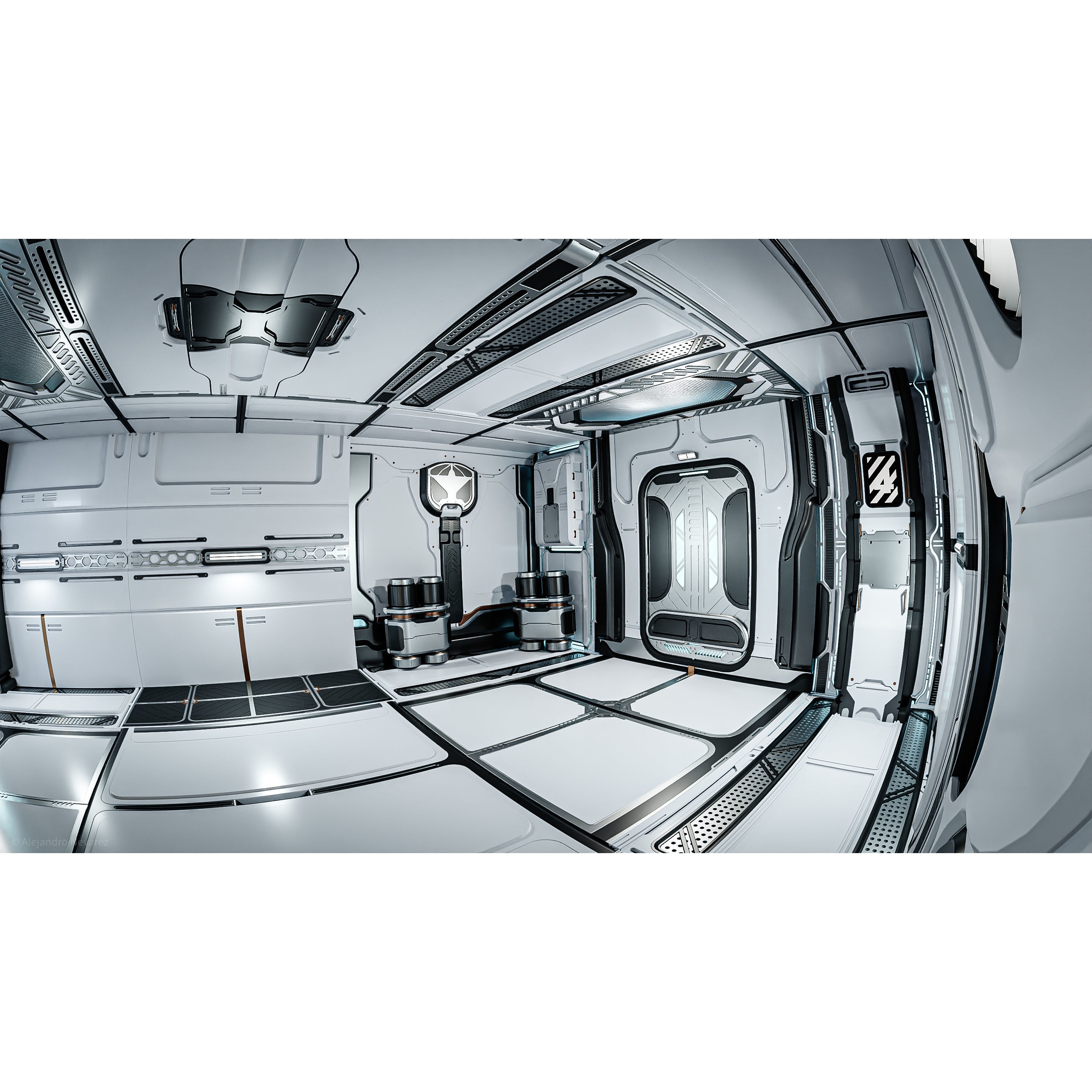 26 Sci-Fi Props - Low-Poly Game-Ready 3D Model - View 4