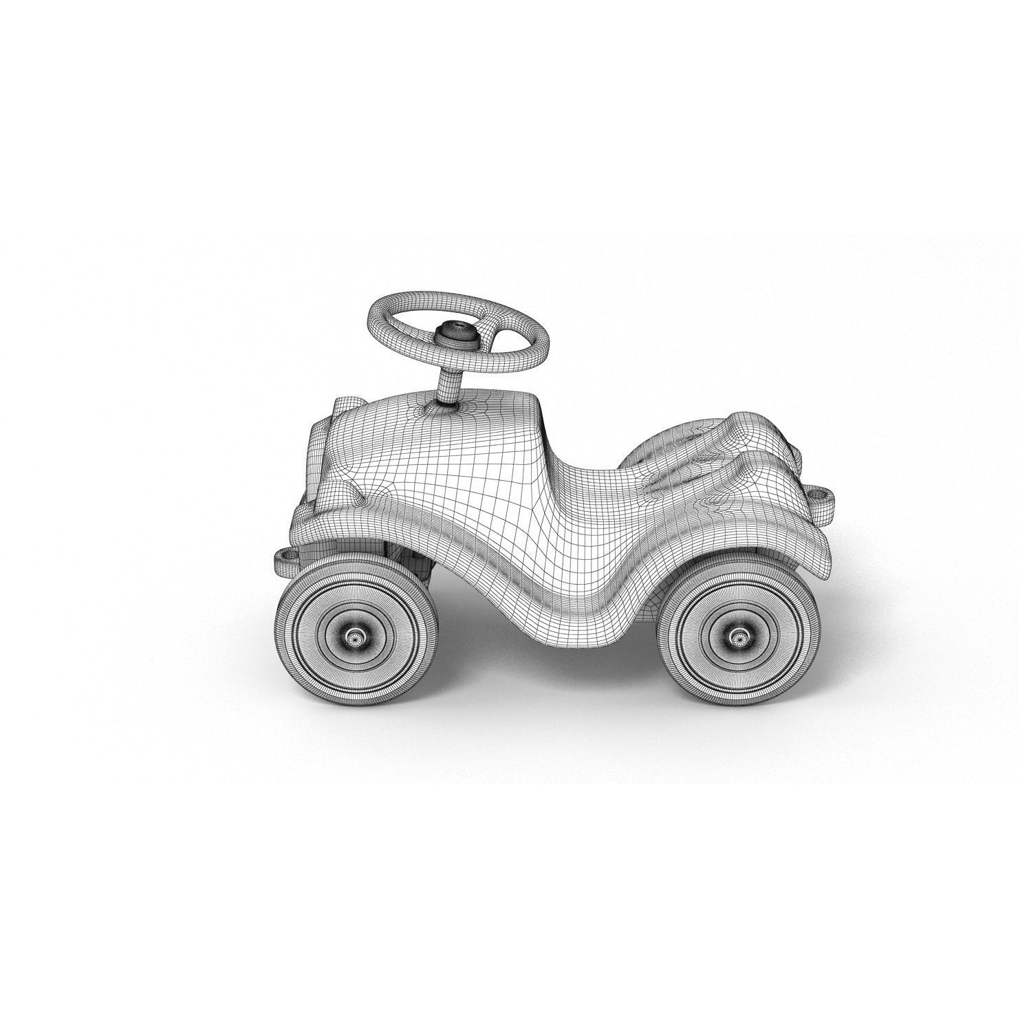 Generic Bobby-Car - High-Res 3D Model - View 15