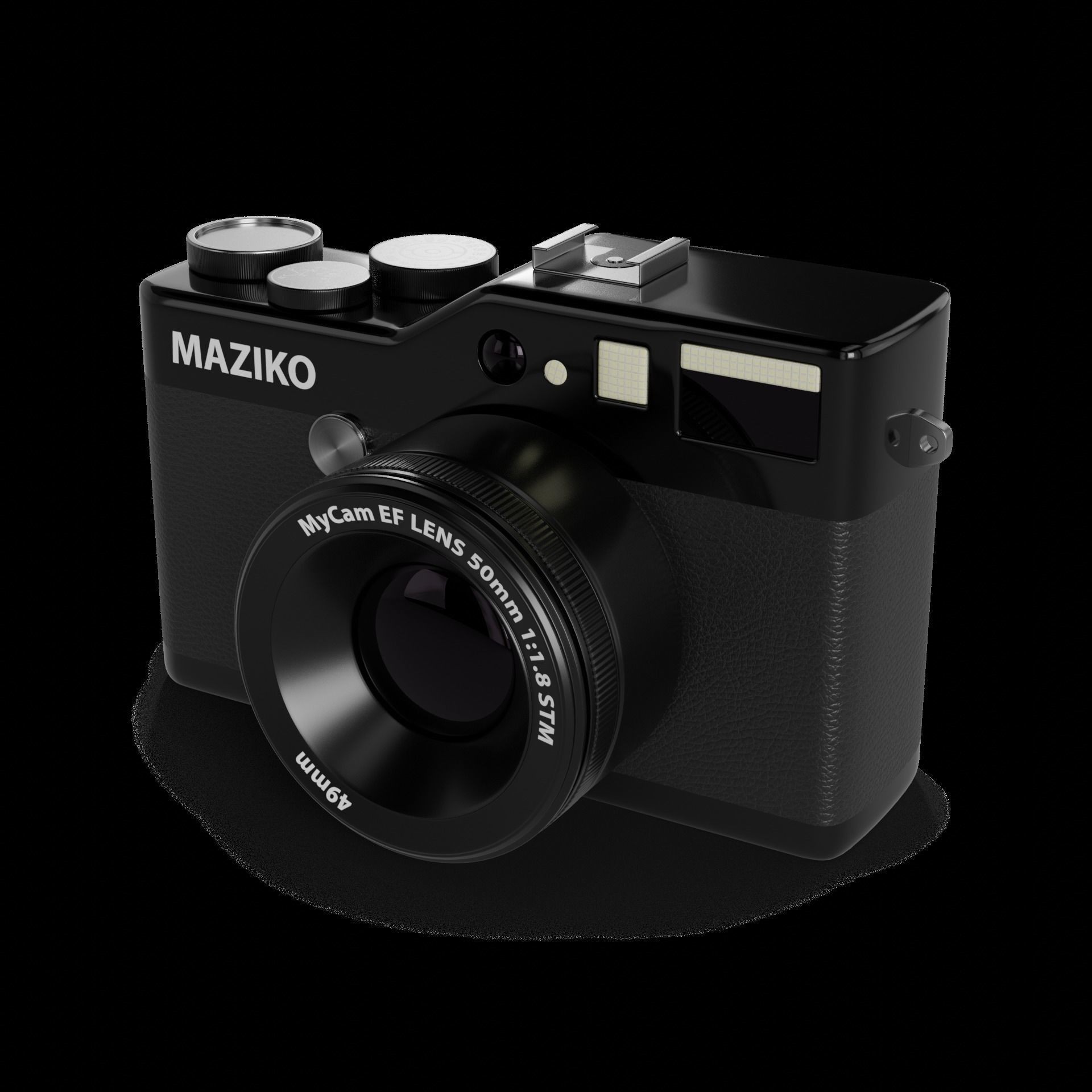 Digital Camera - Low-Poly Game-Ready 3D Model