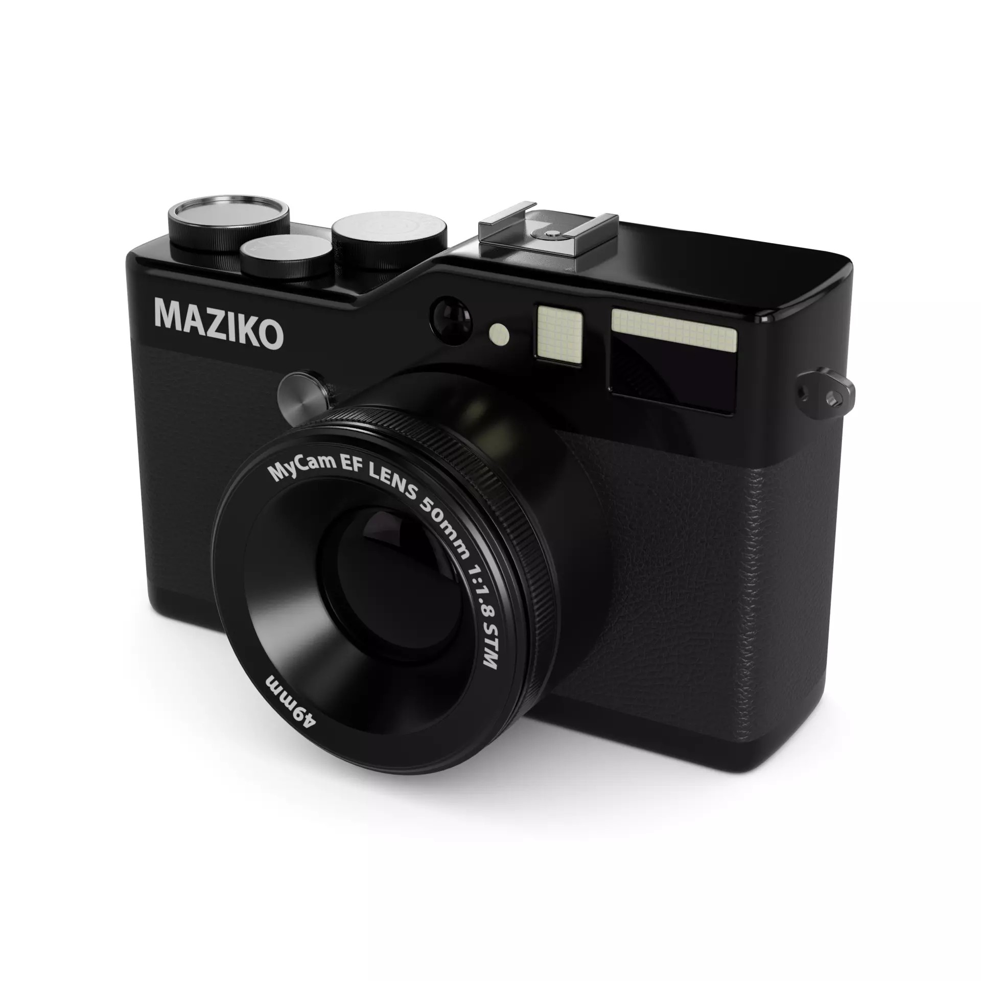 Digital Camera - Low-Poly Game-Ready 3D Model - View 2