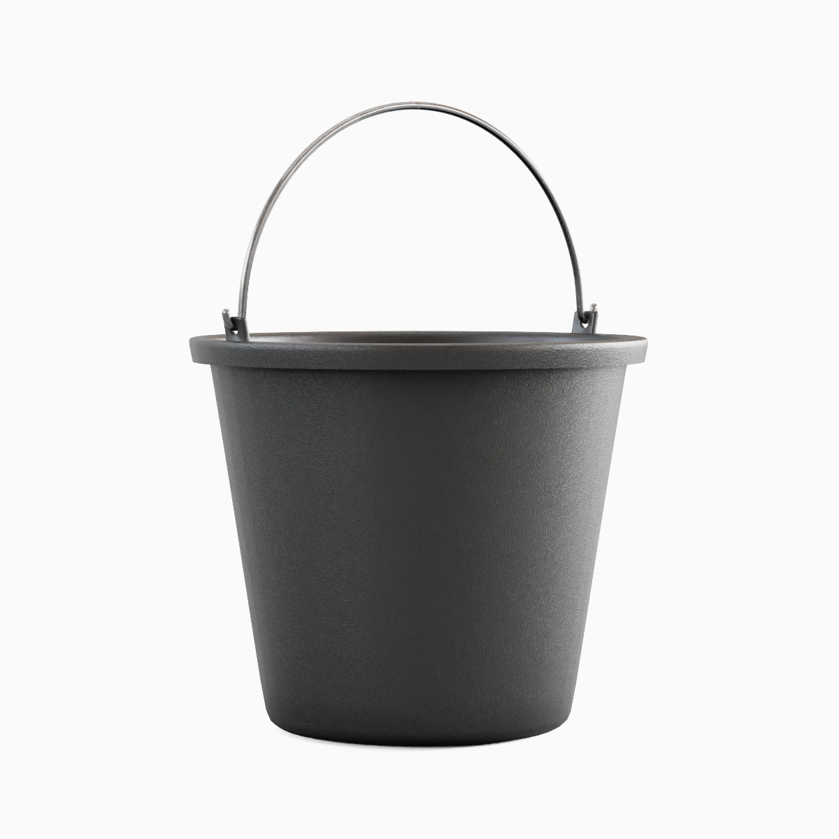 Industrial Plastic Bucket B Set - Mid-Poly 3D Model - View 4
