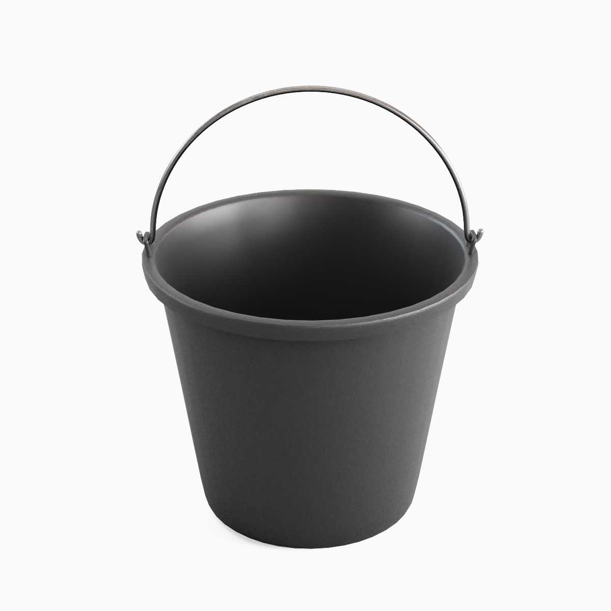 Industrial Plastic Bucket B Set - Mid-Poly 3D Model - View 6