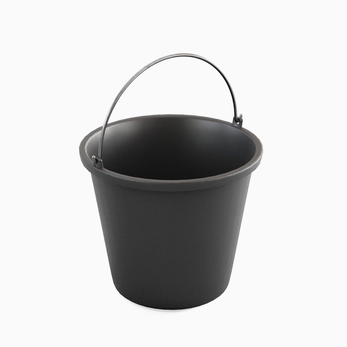 Industrial Plastic Bucket B Set - Mid-Poly 3D Model - View 7