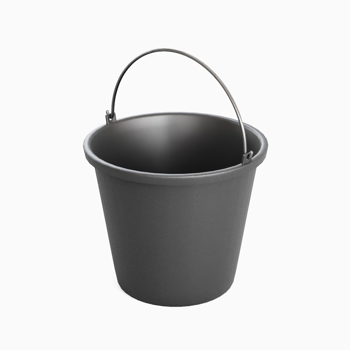 Industrial Plastic Bucket B Set - Mid-Poly 3D Model - View 8