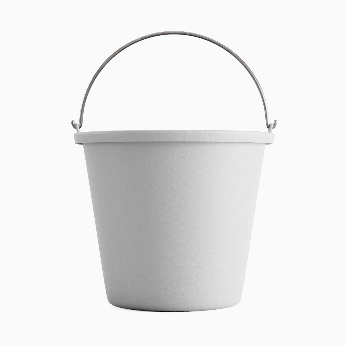 Industrial Plastic Bucket B Set - Mid-Poly 3D Model - View 9