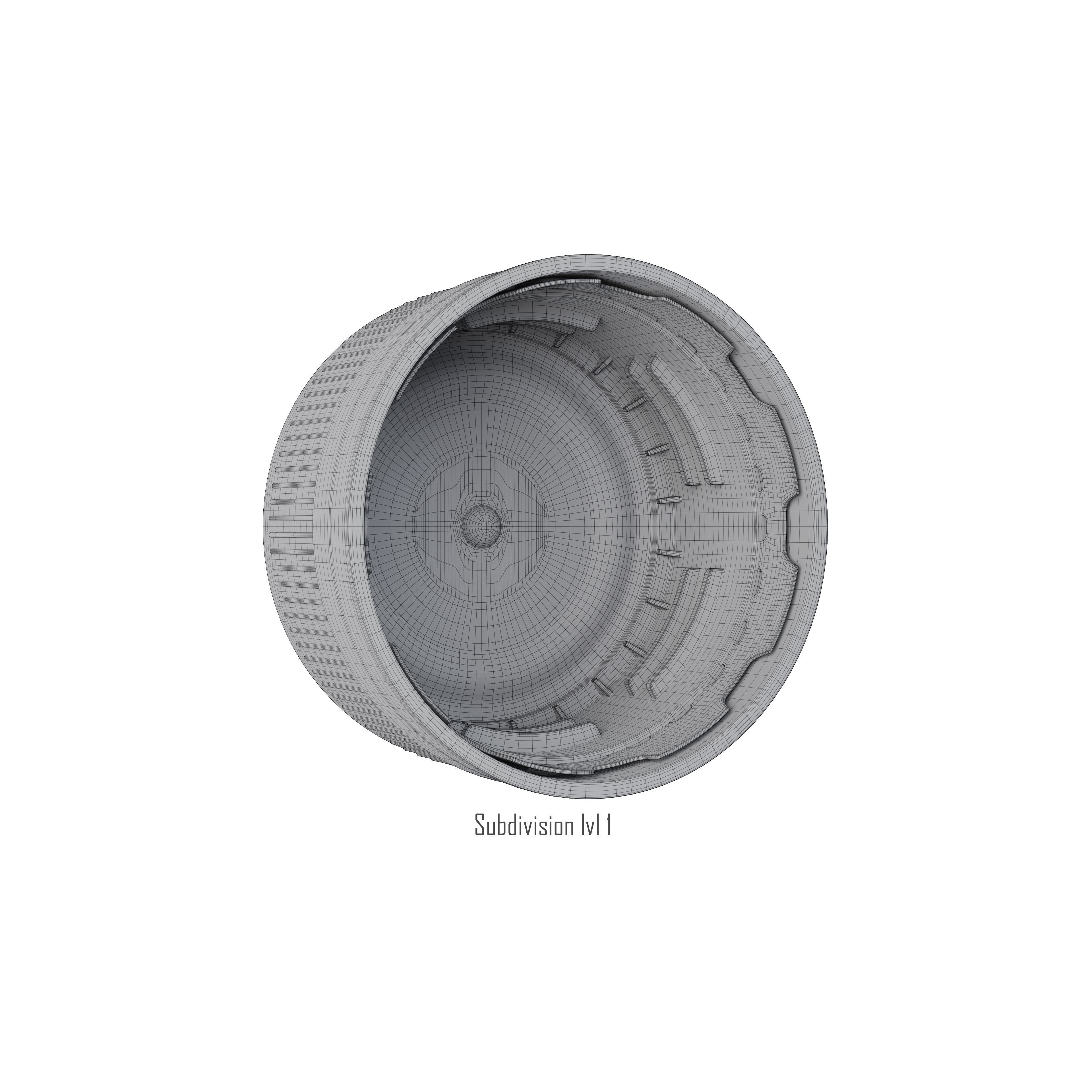Bottle Cap - Game-Ready 3D Model - View 15