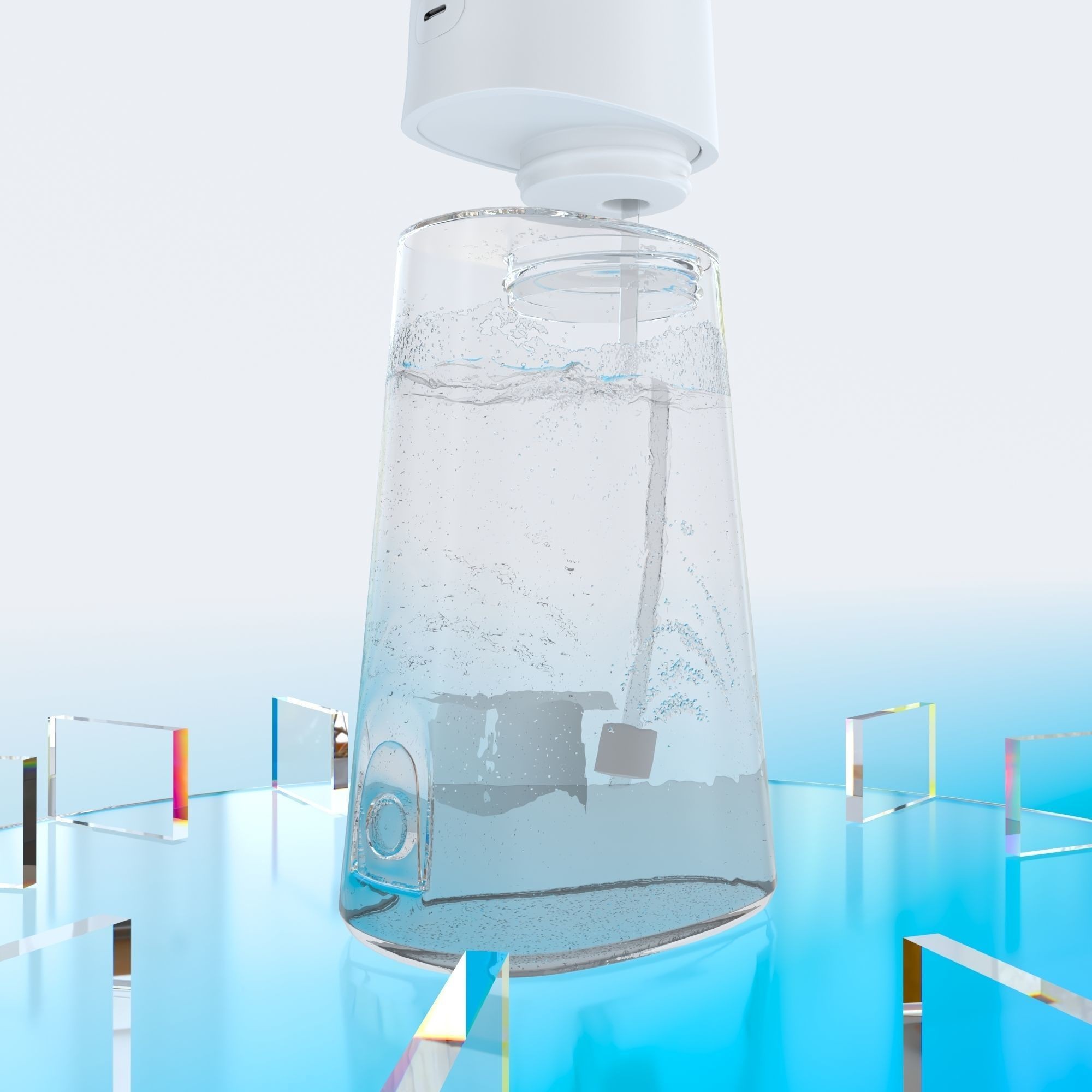 Dental Flosser - Low-Poly Game-Ready 3D Model - View 12