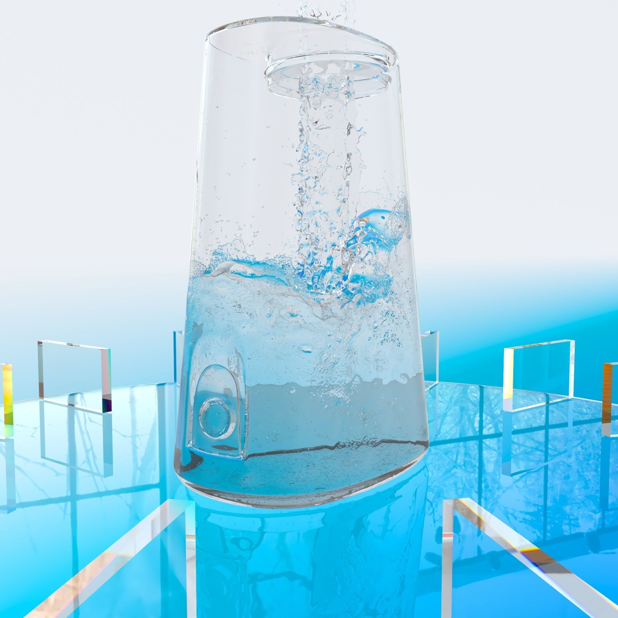 Dental Flosser - Low-Poly Game-Ready 3D Model - View 13