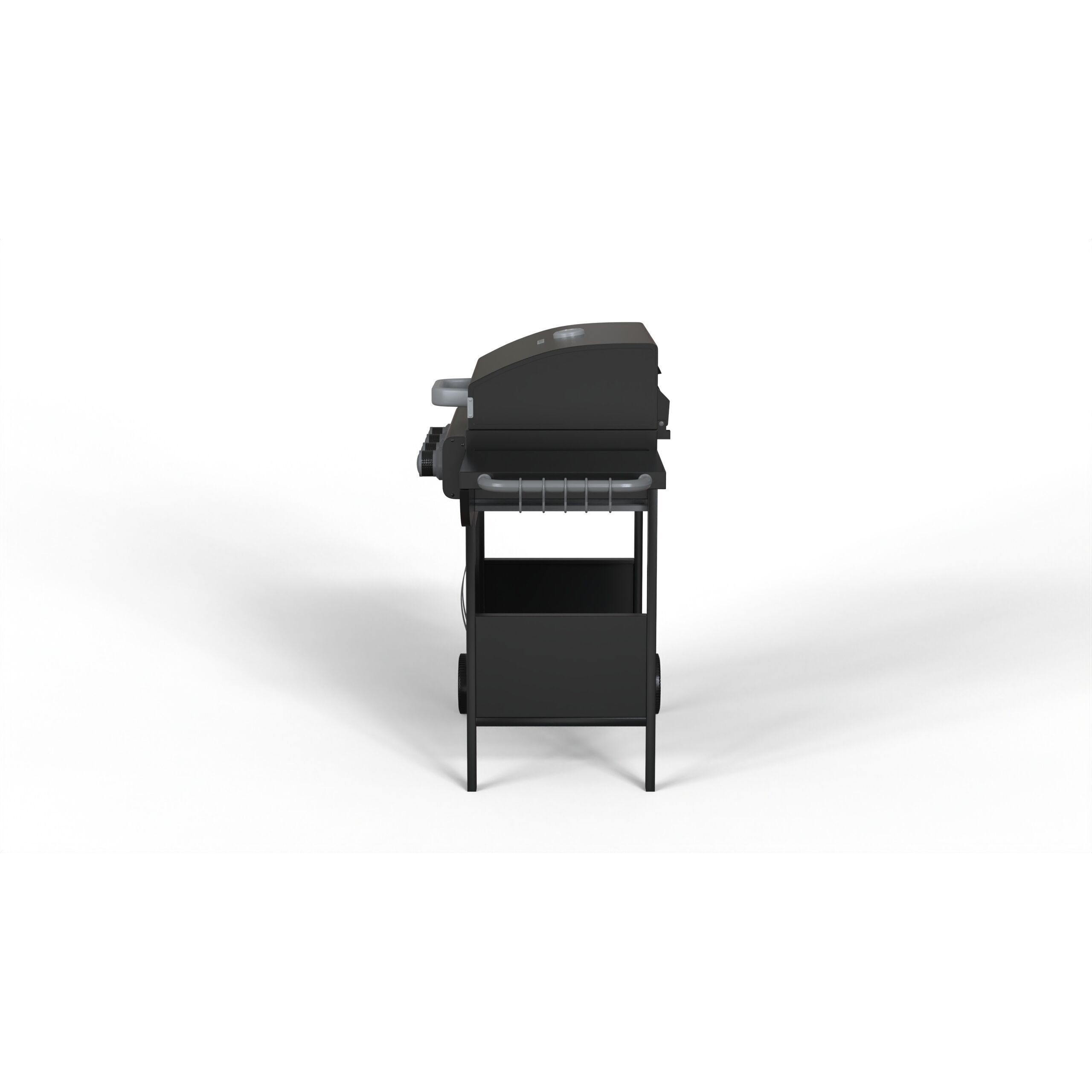 Gas BBQ Grill Burner - Low-Poly 3D Model - View 6