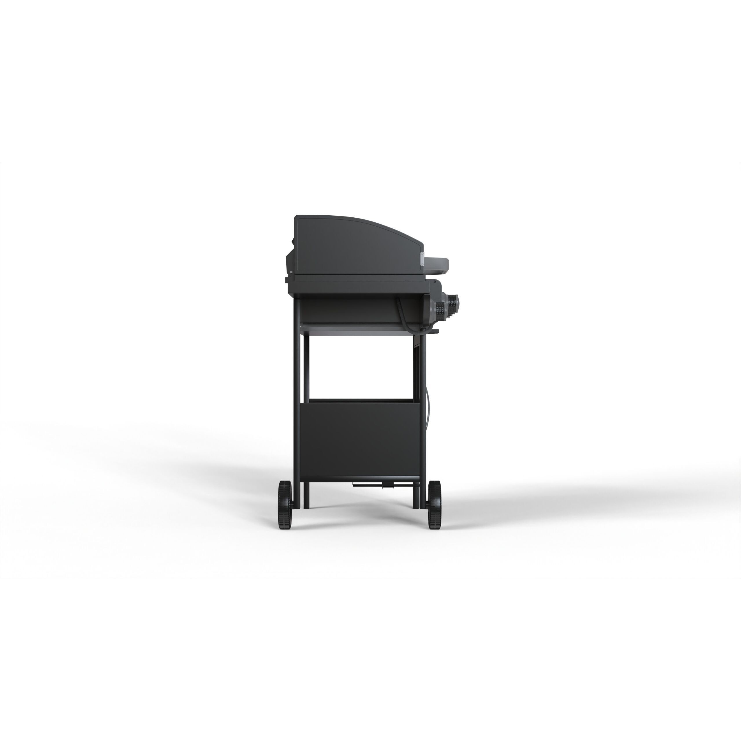 Gas BBQ Grill Burner - Low-Poly 3D Model - View 8