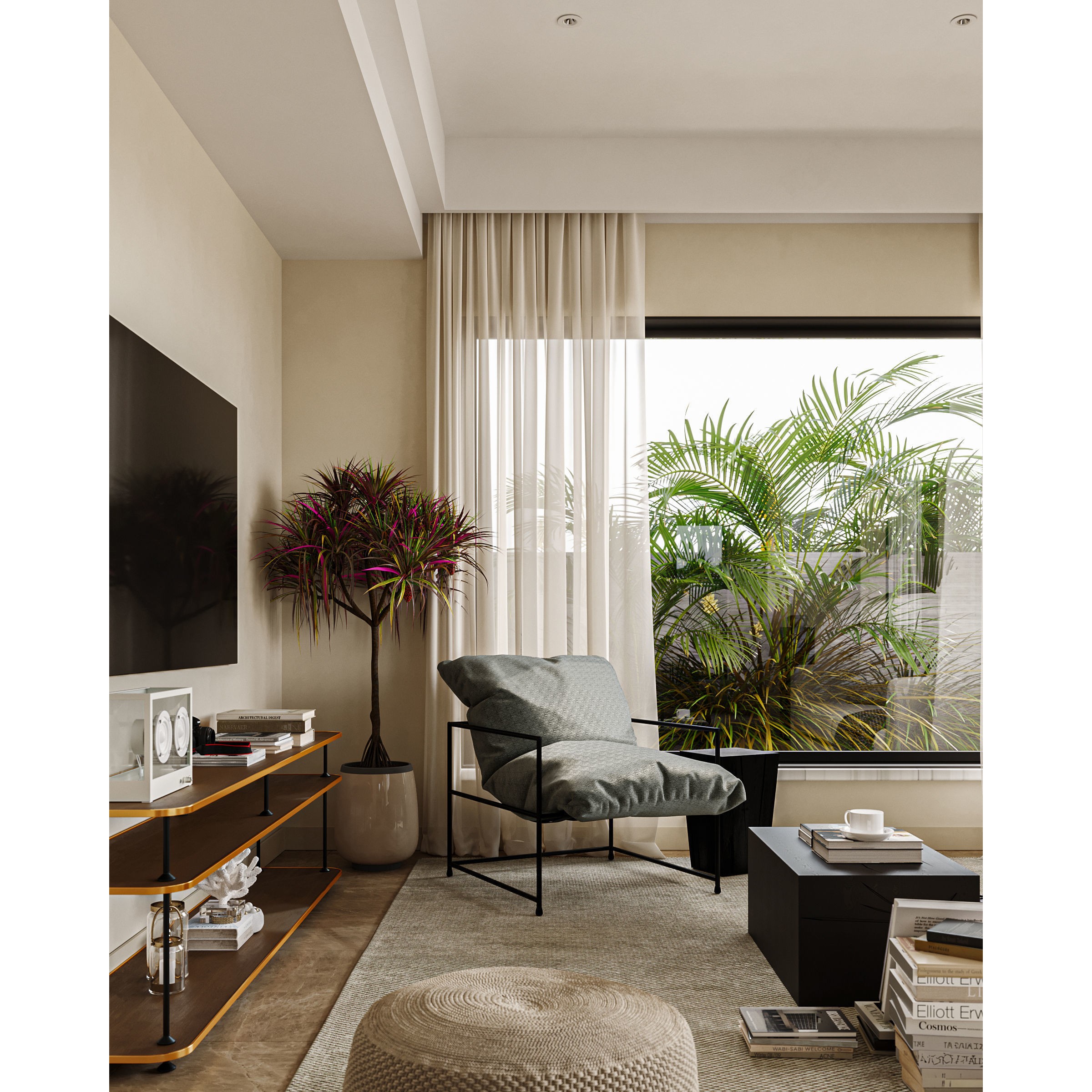 Modern Villa Design - Game-Ready 3D Model - View 10