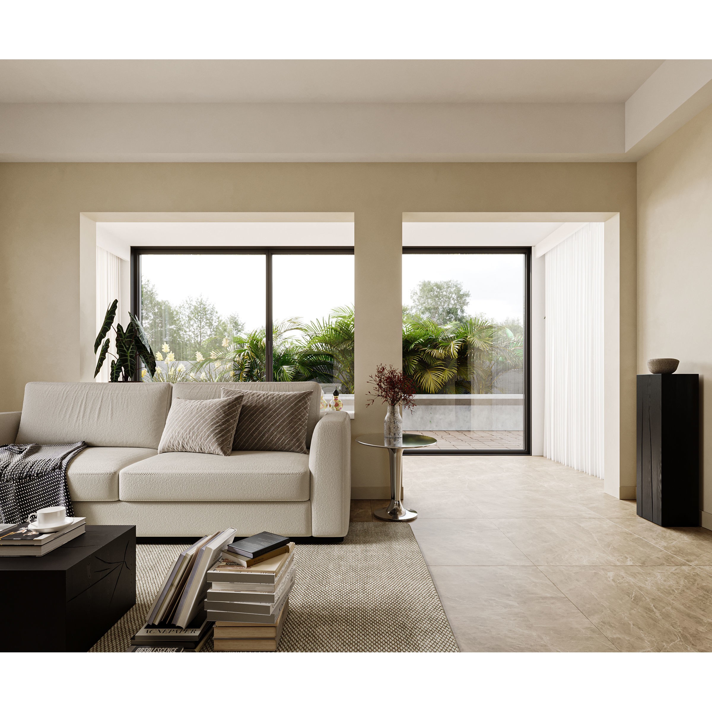 Modern Villa Design - Game-Ready 3D Model - View 4