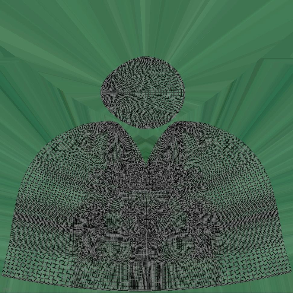 Buddha Statue - Low-Poly Game-Ready 3D Model