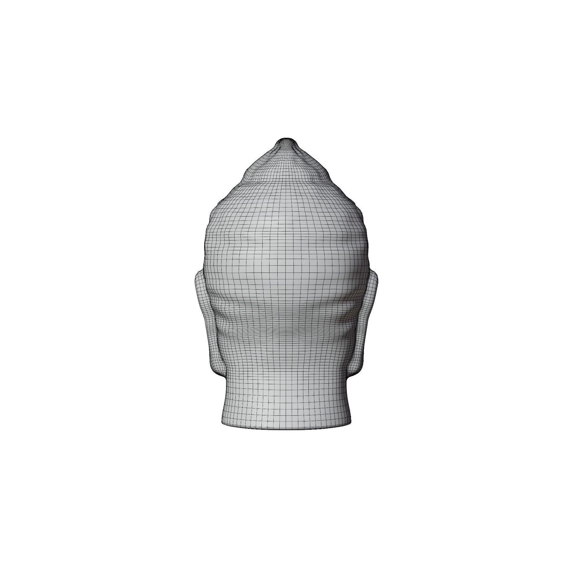 Buddha Statue - Low-Poly Game-Ready 3D Model - View 15