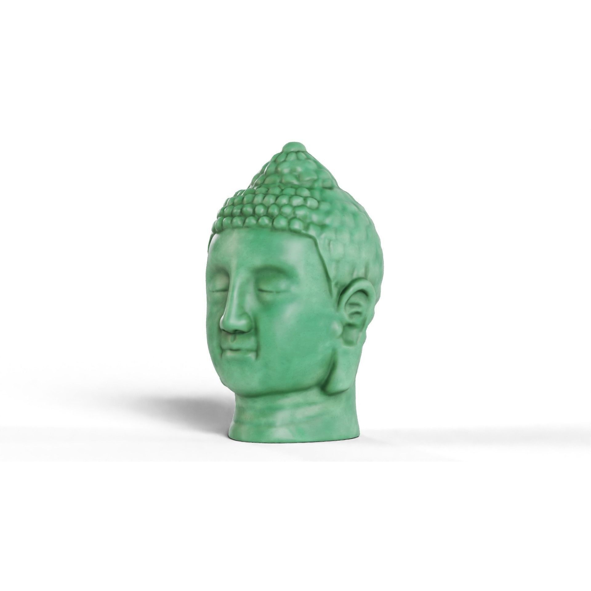 Buddha Statue - Low-Poly Game-Ready 3D Model - View 3