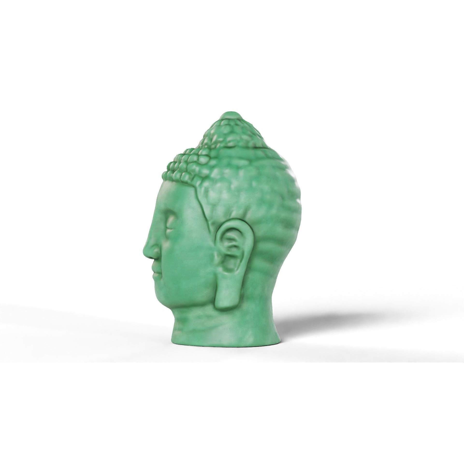 Buddha Statue - Low-Poly Game-Ready 3D Model - View 4