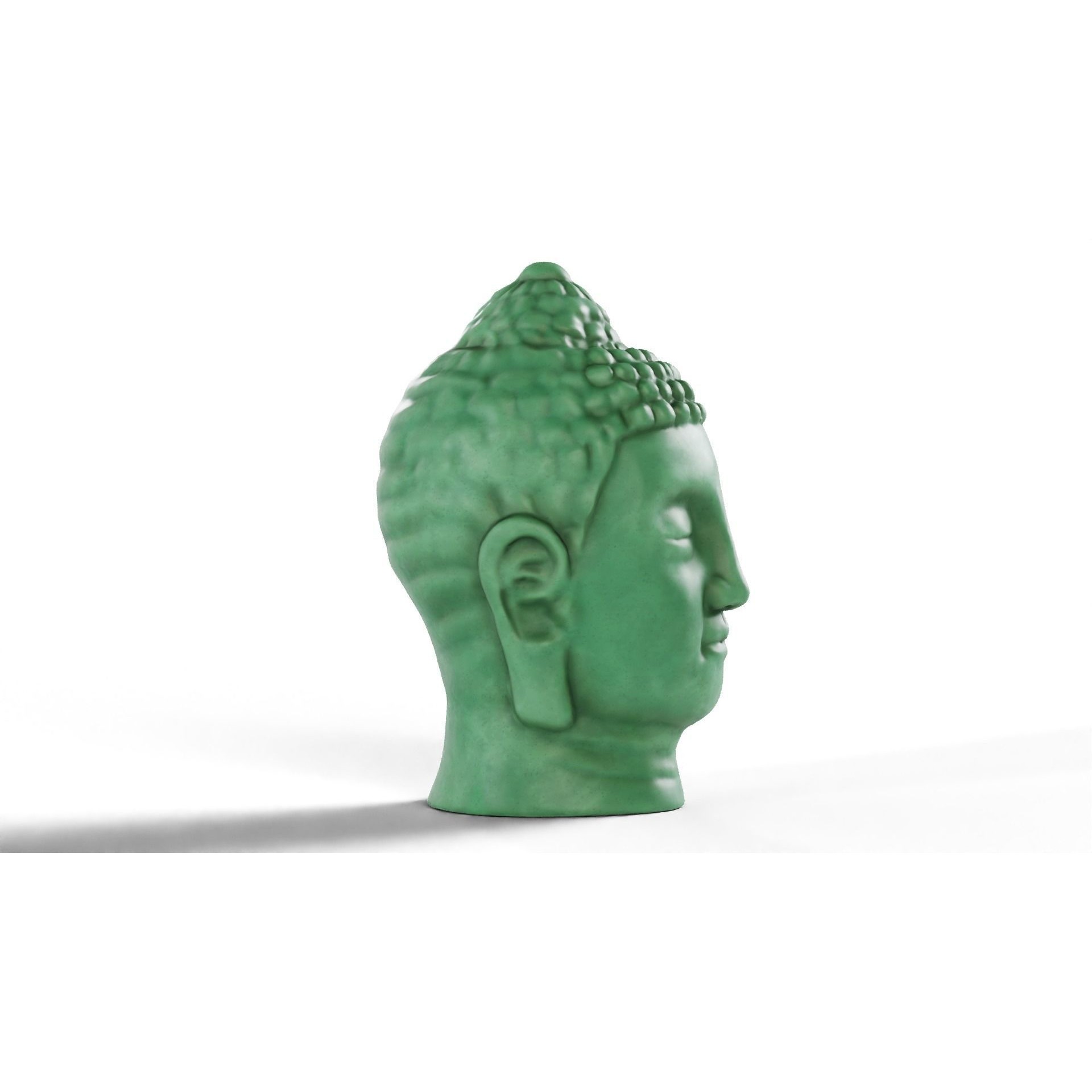 Buddha Statue - Low-Poly Game-Ready 3D Model - View 8