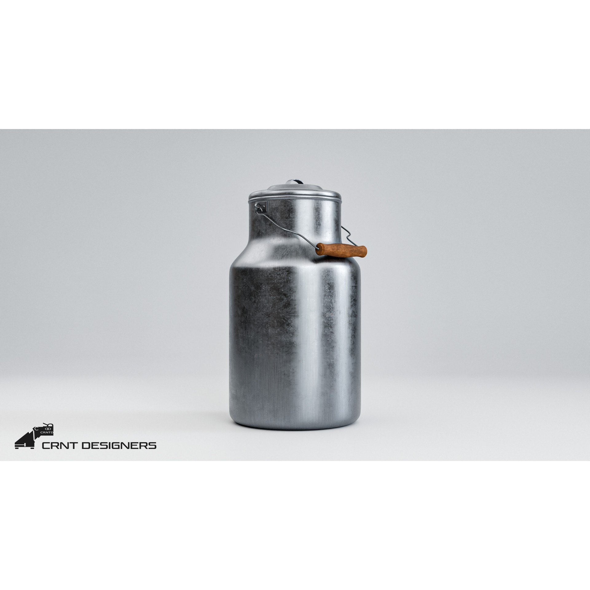 Milk Container - PBR Ready 3D Model - View 11