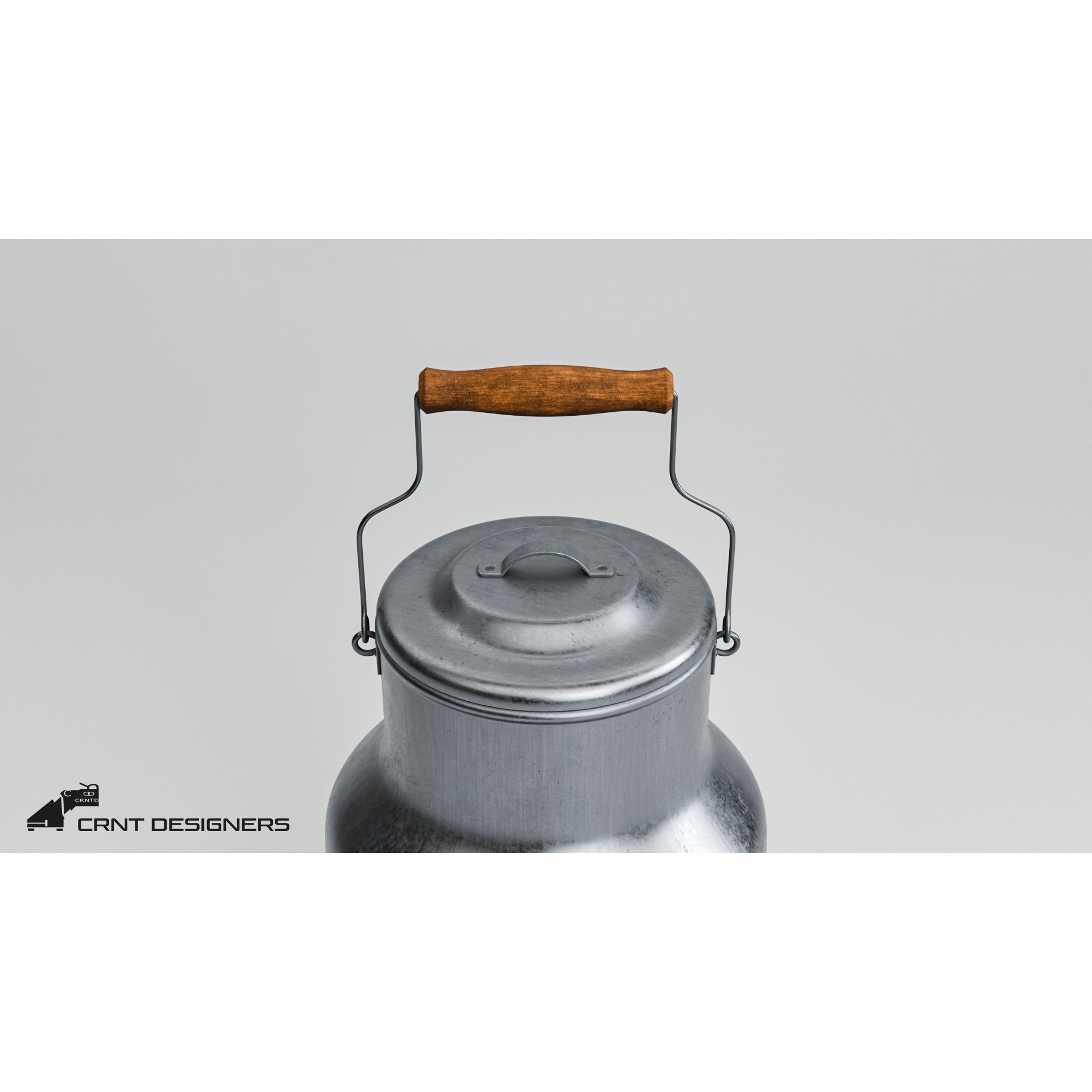 Milk Container - PBR Ready 3D Model - View 13