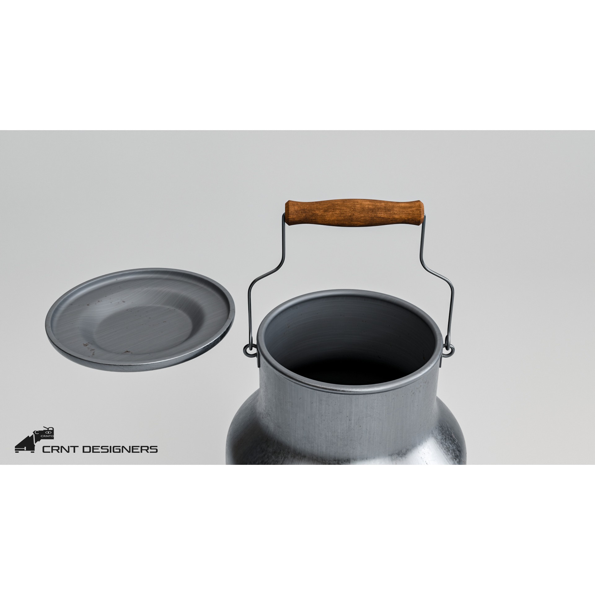 Milk Container - PBR Ready 3D Model - View 15