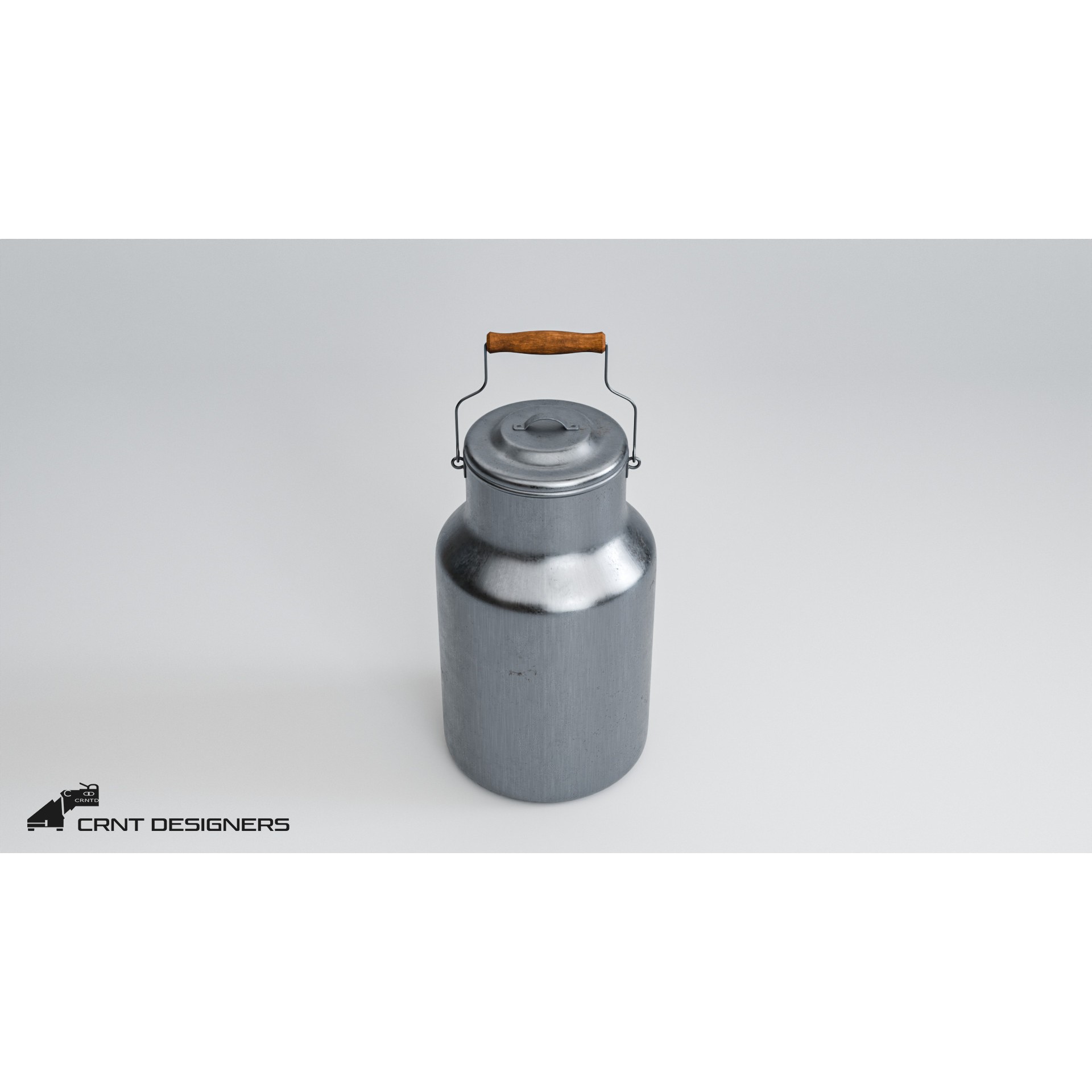 Milk Container - PBR Ready 3D Model - View 17