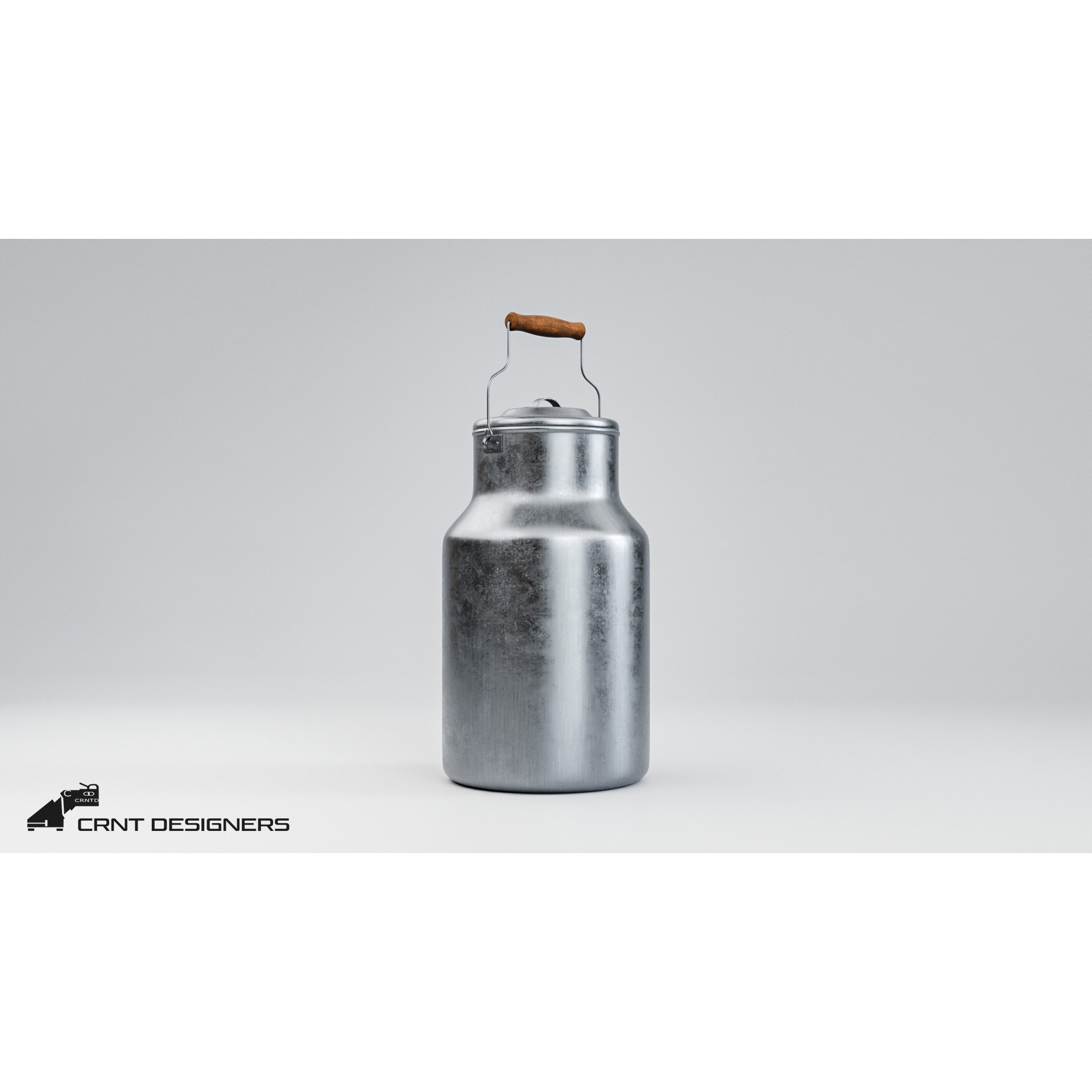 Milk Container - PBR Ready 3D Model - View 8