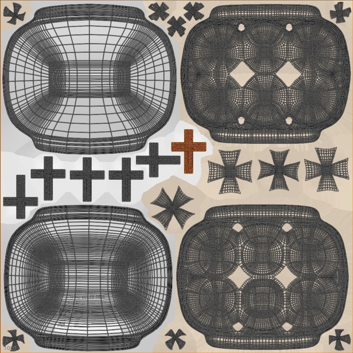 Chicken Eggs - Game-Ready 3D Model