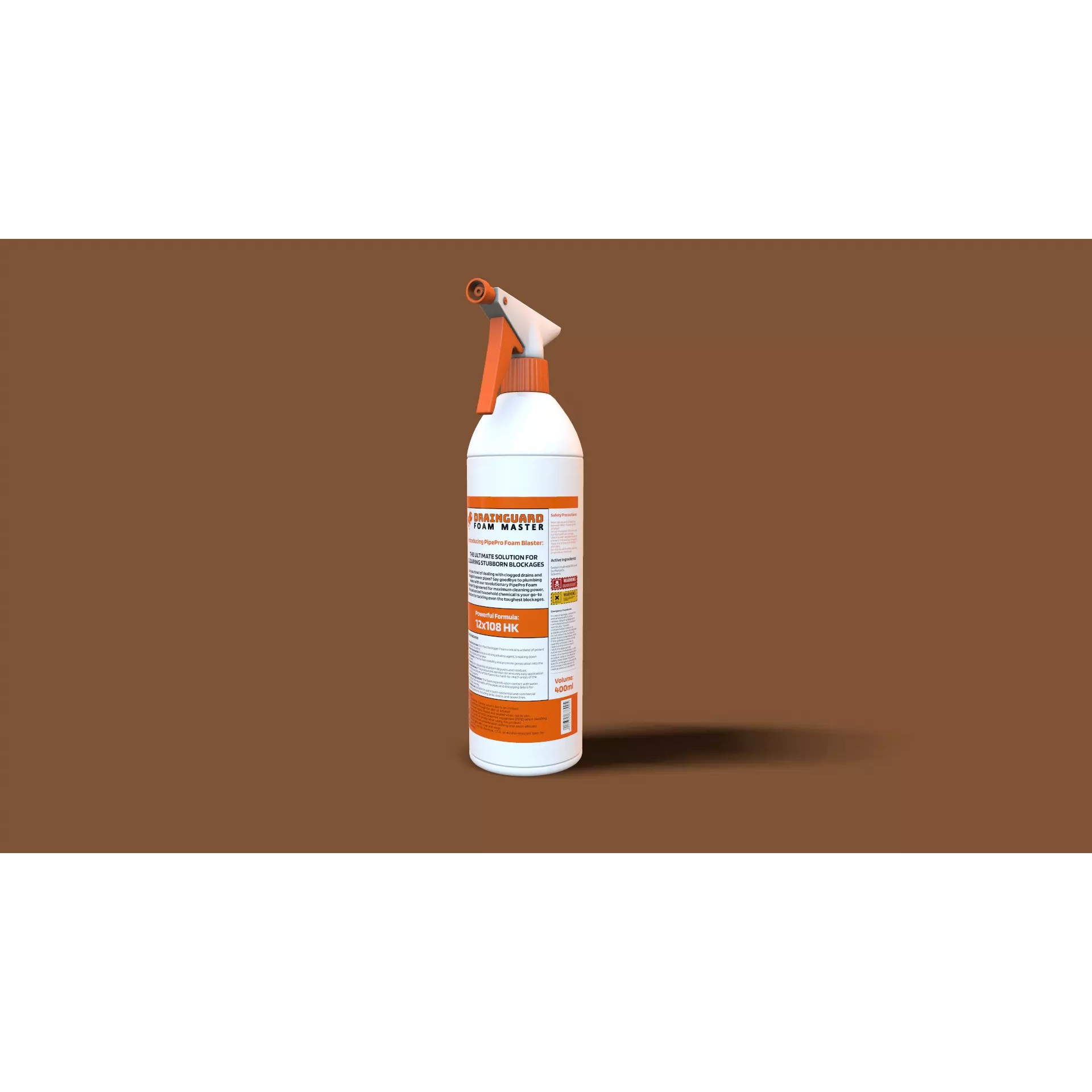 Sewer Pipe Cleaner - Low-Poly 3D Model - View 2