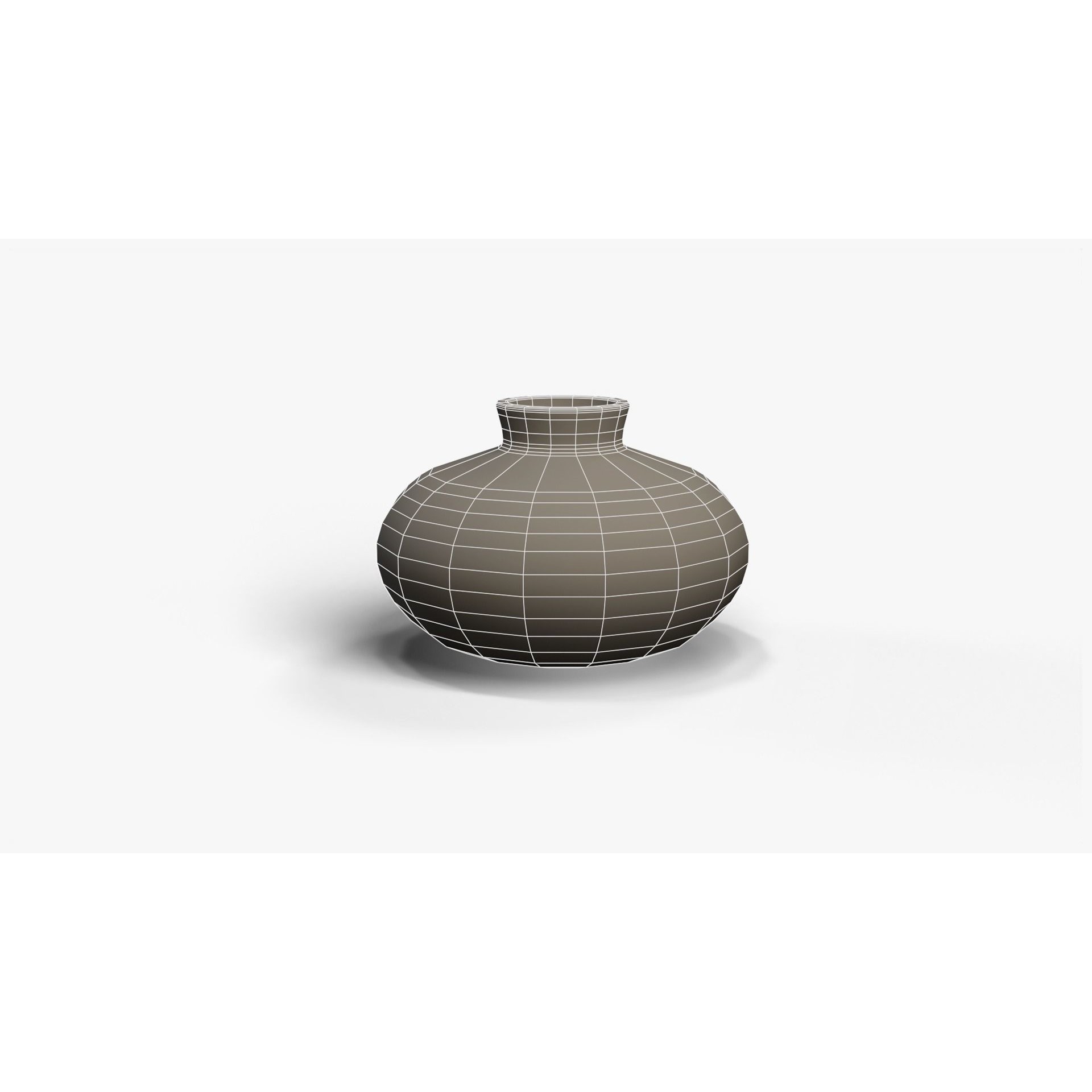 Old Clay Pots and Vases - Low-Poly Game-Ready 3D Model - View 13