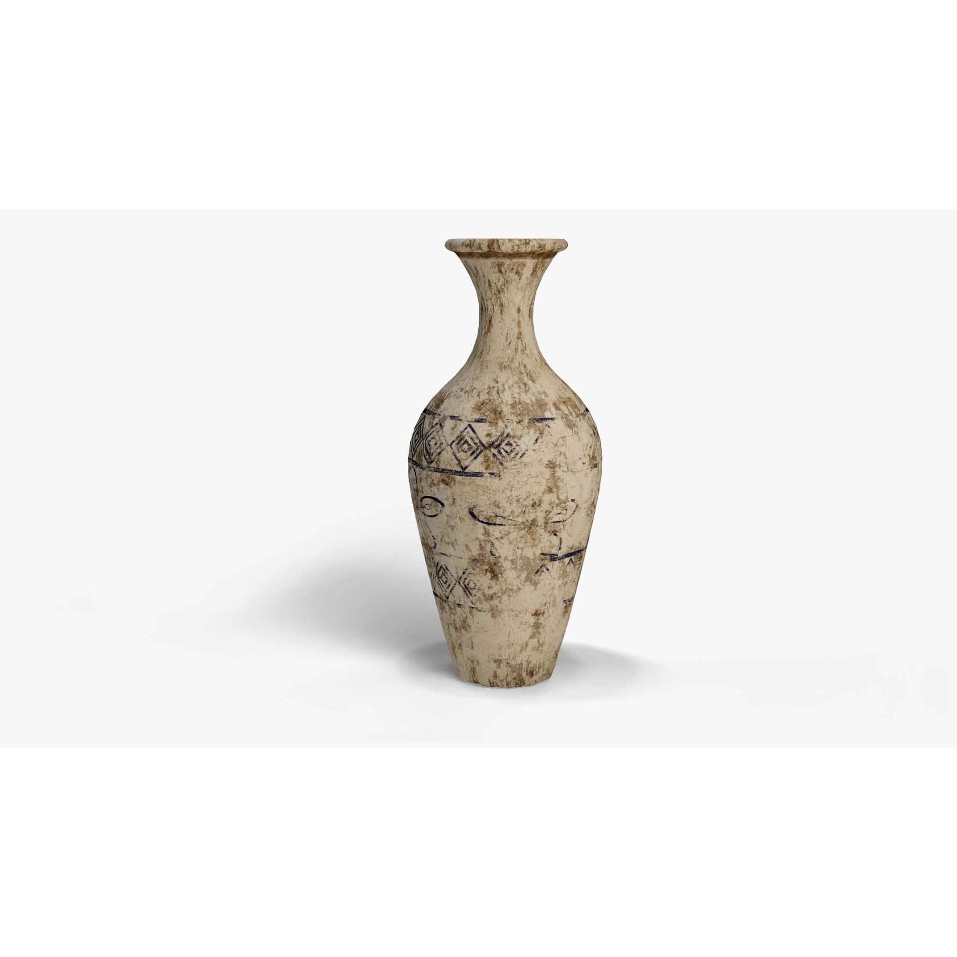 Old Clay Pots and Vases - Low-Poly Game-Ready 3D Model - View 5