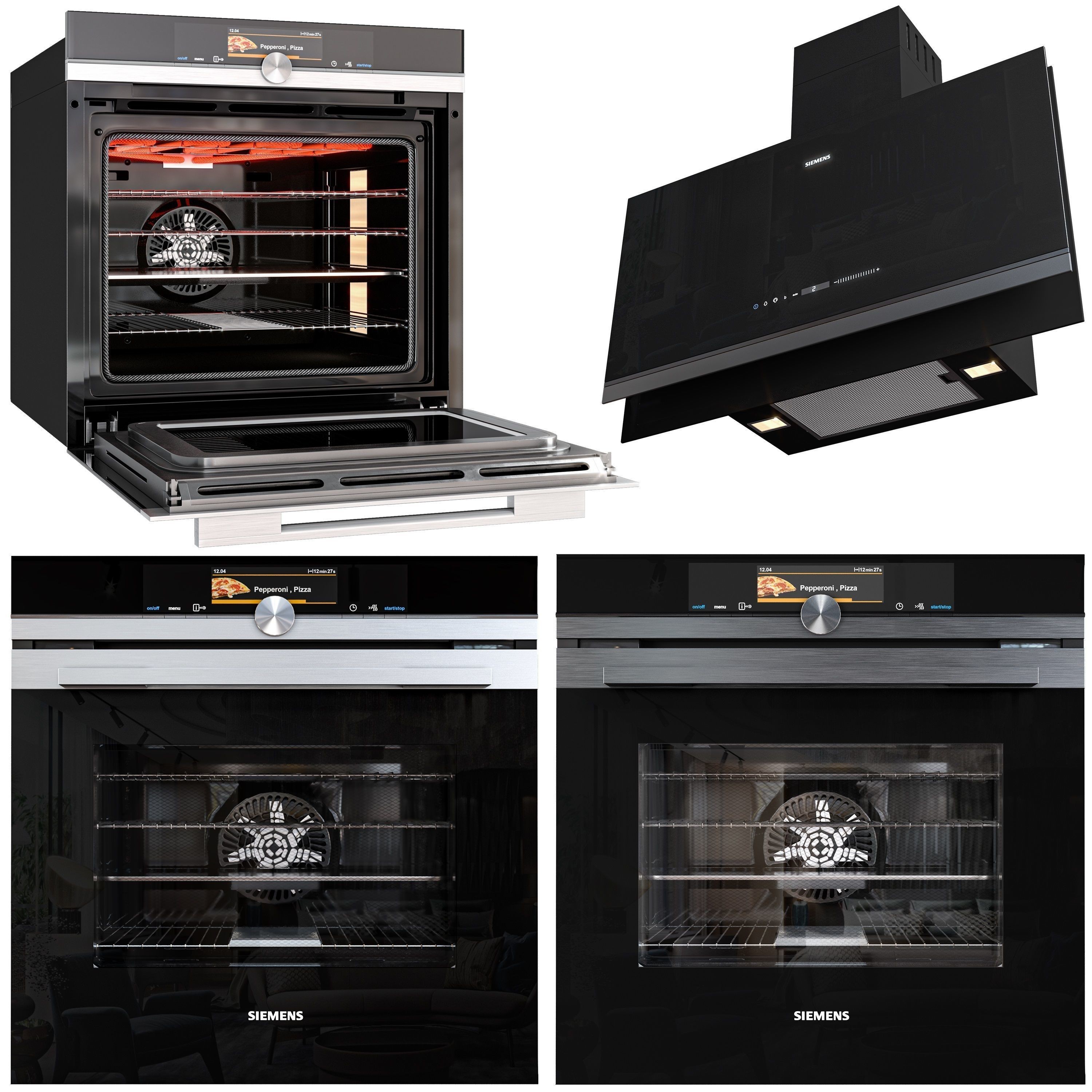 Siemens Kitchen Set - Game-Ready 3D Model - View 7